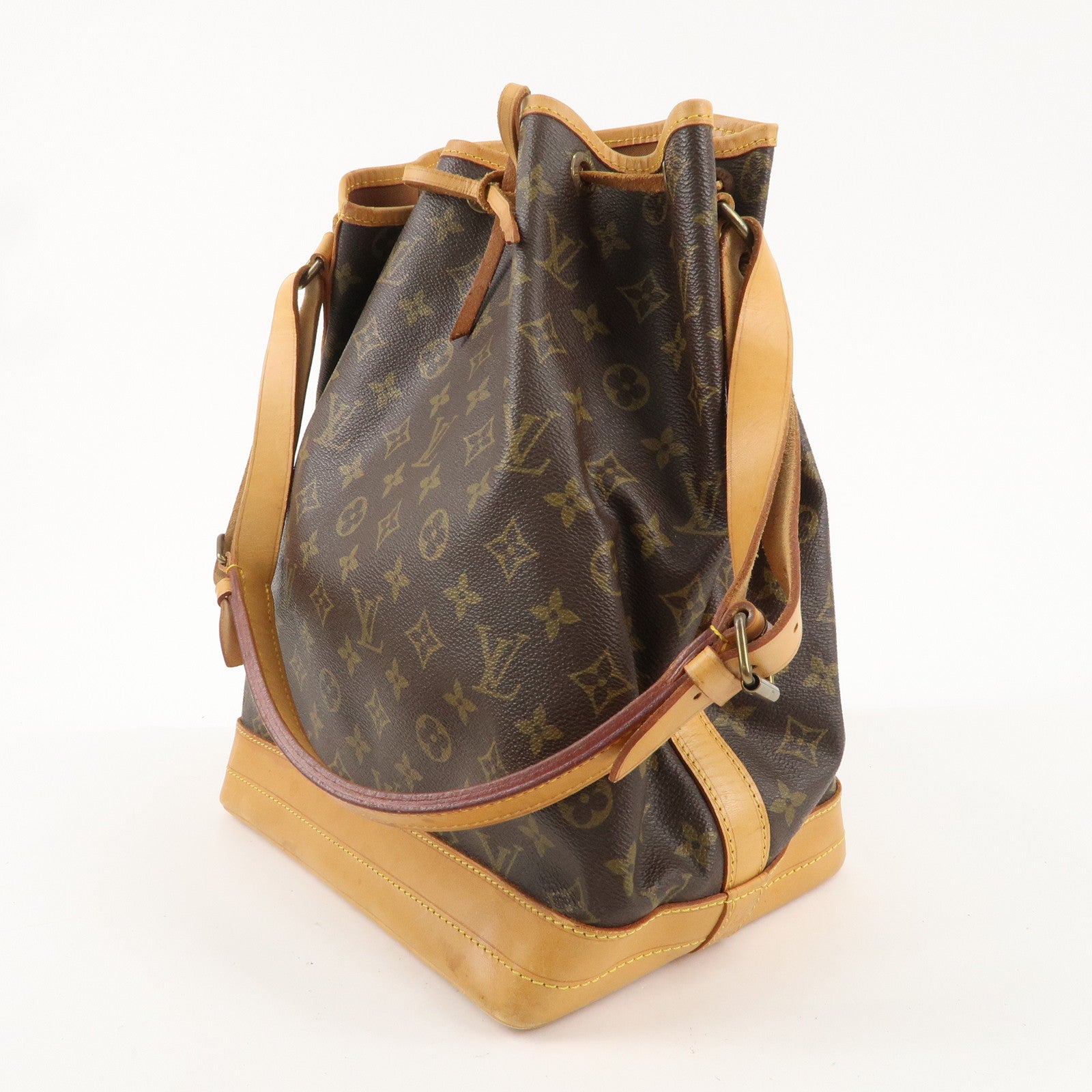 Louis Vuitton Monogram Noe Shoulder Bag Hand Bag Brown M42224