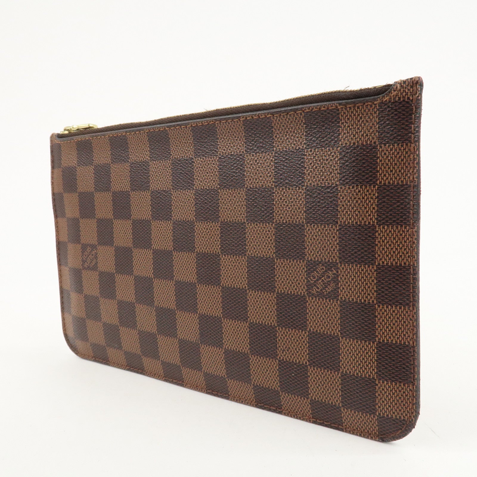 Louis Vuitton Damier Pouch for Neverfull MM Brown Used