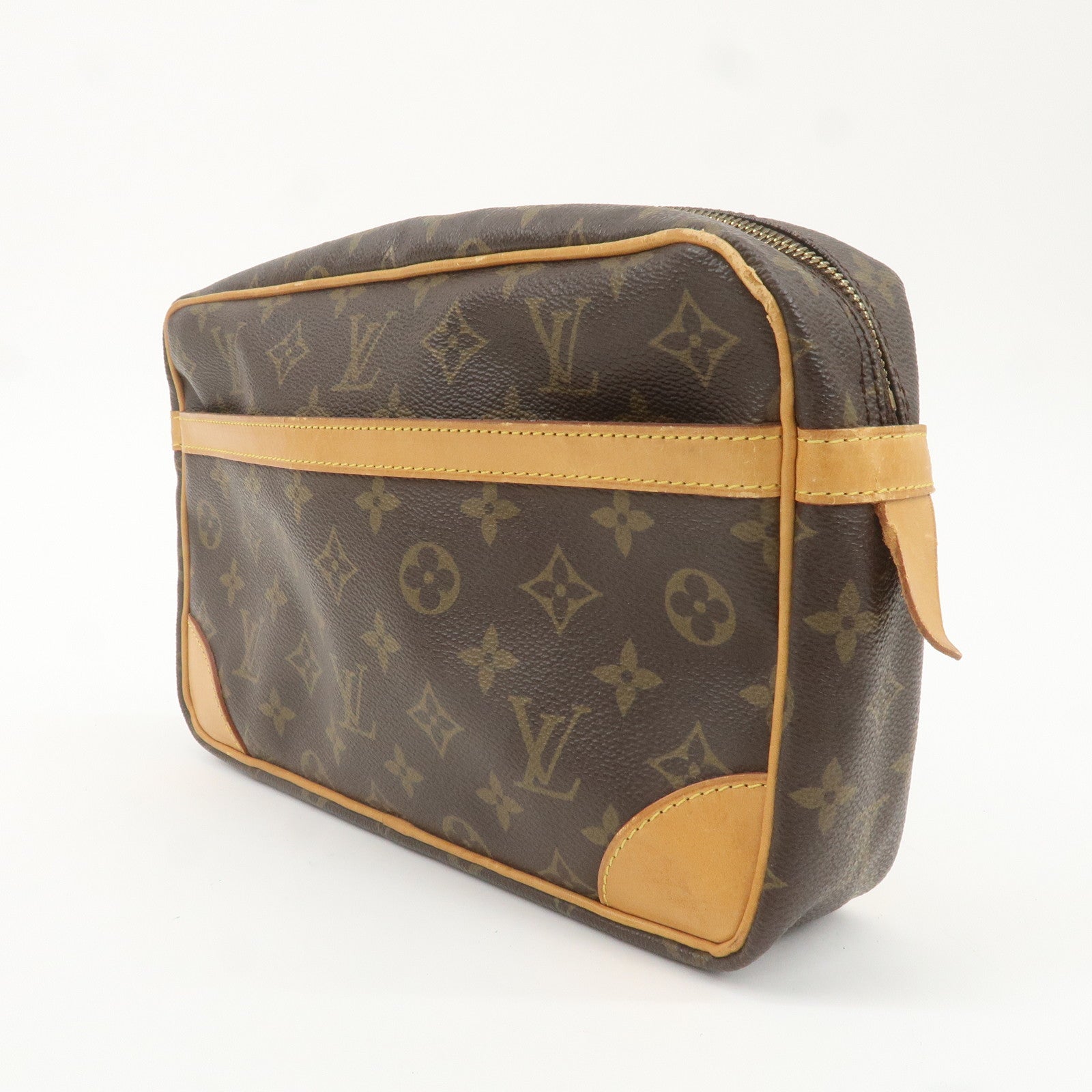 Louis Vuitton Monogram Compiegne 28 Pouch Clutch Bag M51845