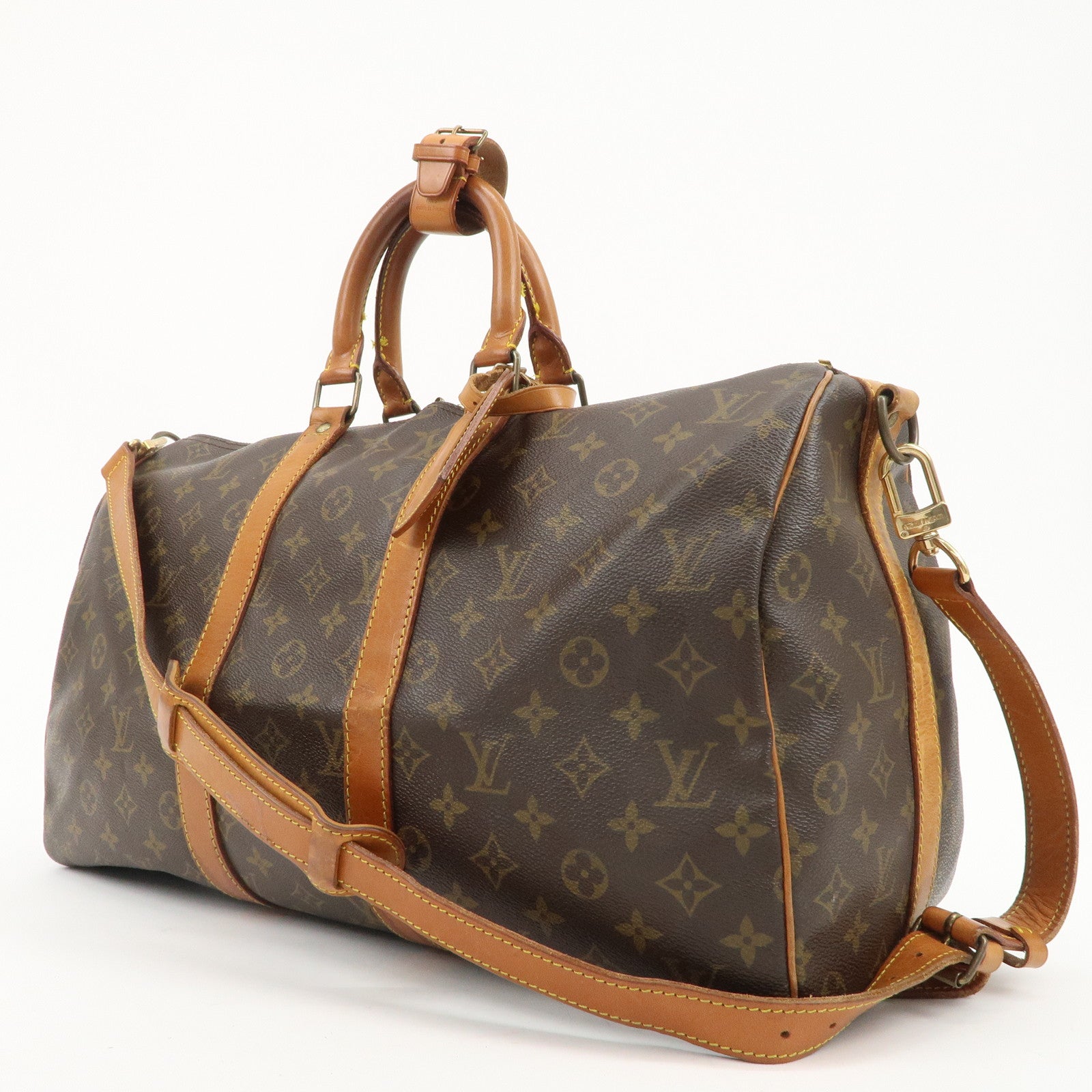 Louis Vuitton Monogram Keep All 45 Boston Bag M41418 Used