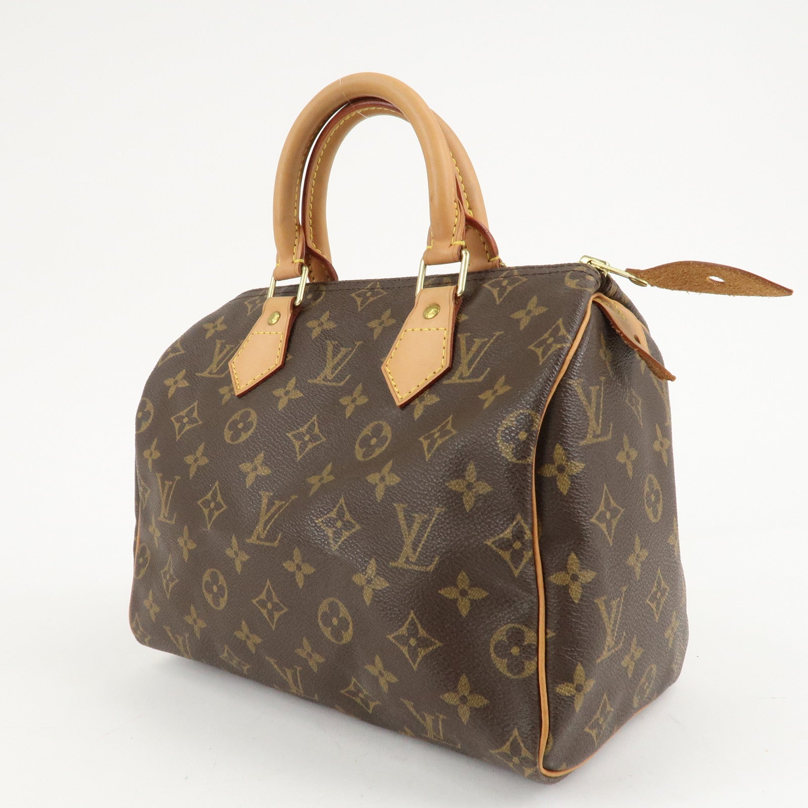 Louis Vuitton Monogram Speedy 25 Hand Bag Boston Bag M41528 Used