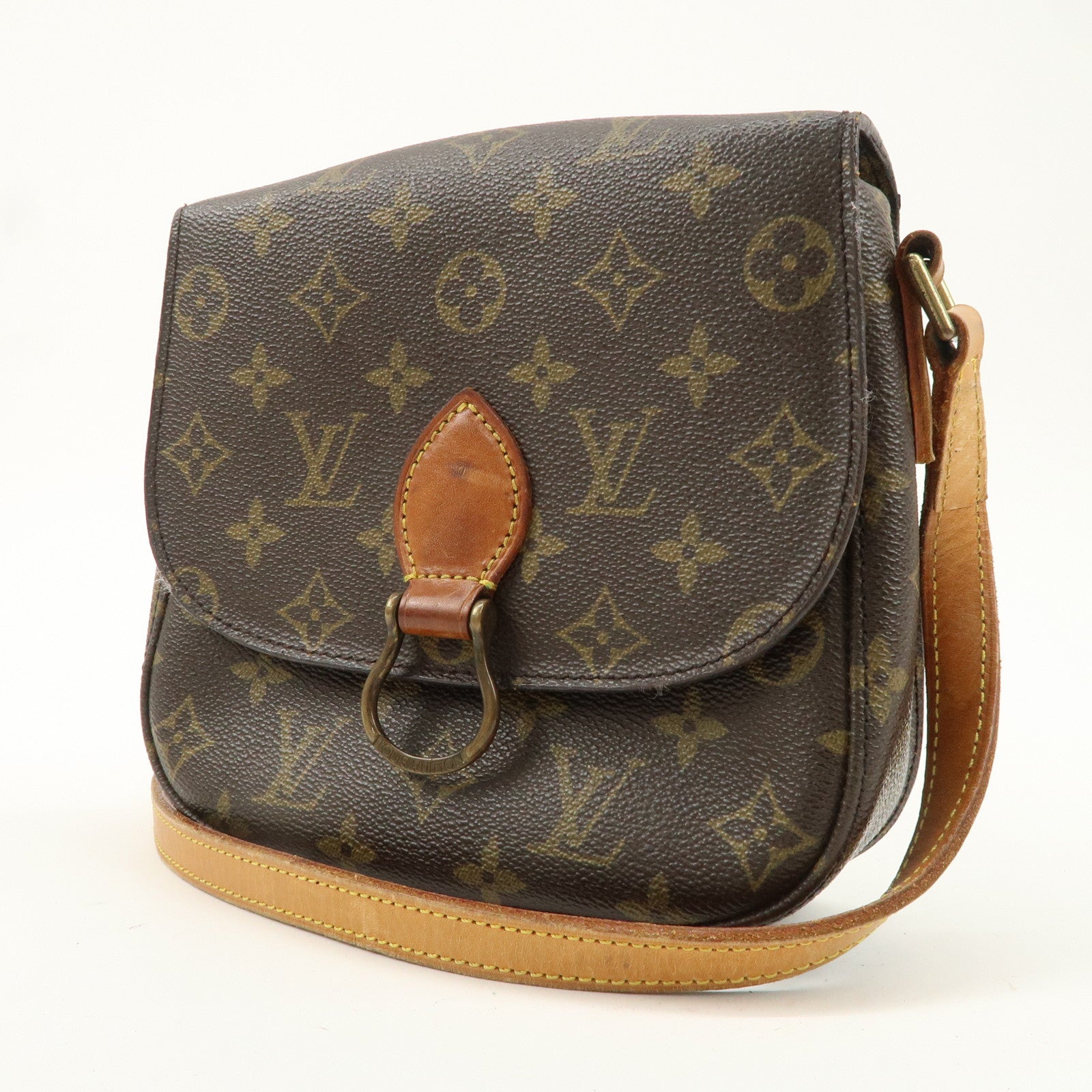 Louis Vuitton Monogram Saint Cloud MM Shoulder Bag M51244