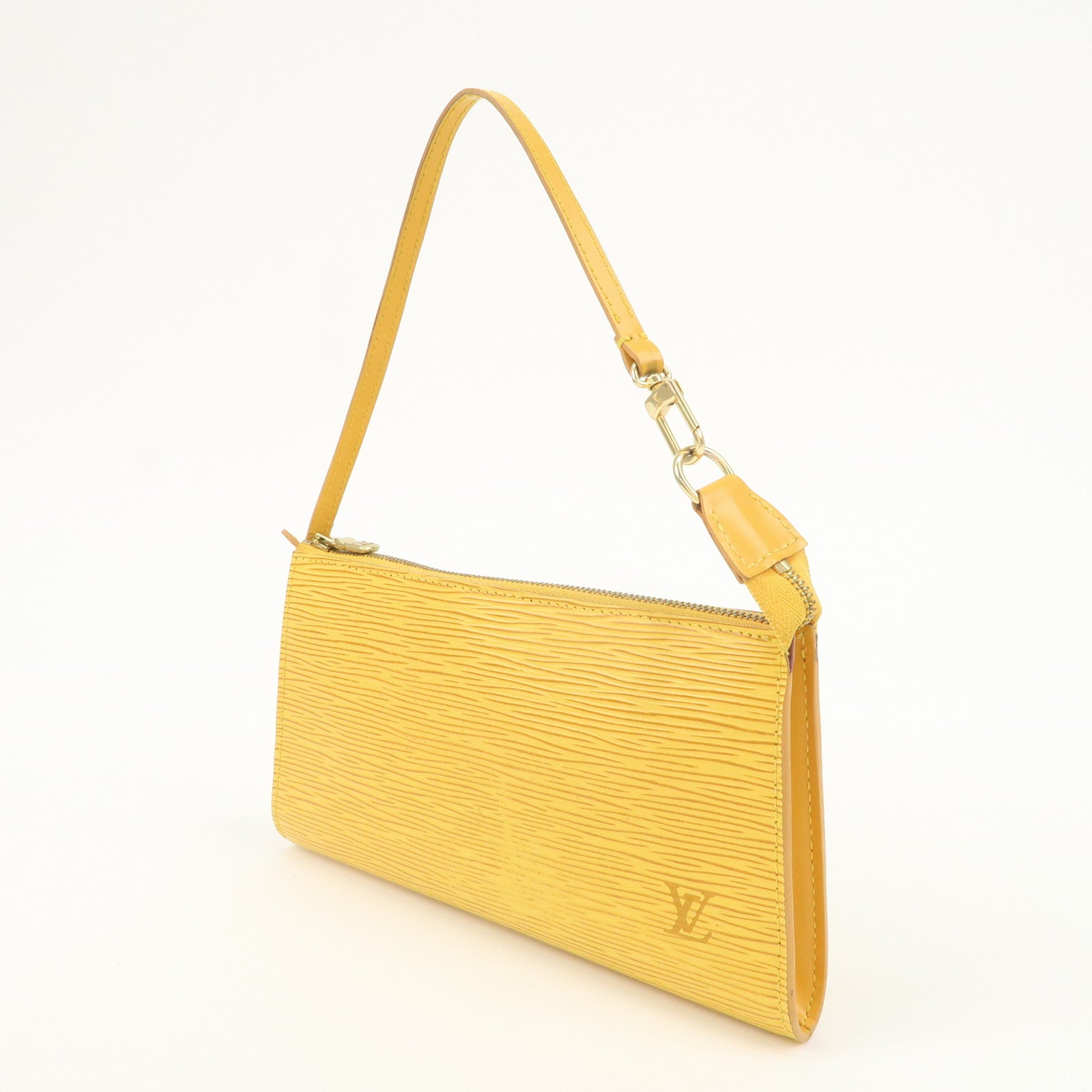 Louis Vuitton Epi Pochette Accessoires Pouch Tassili Yellow M52959 Used