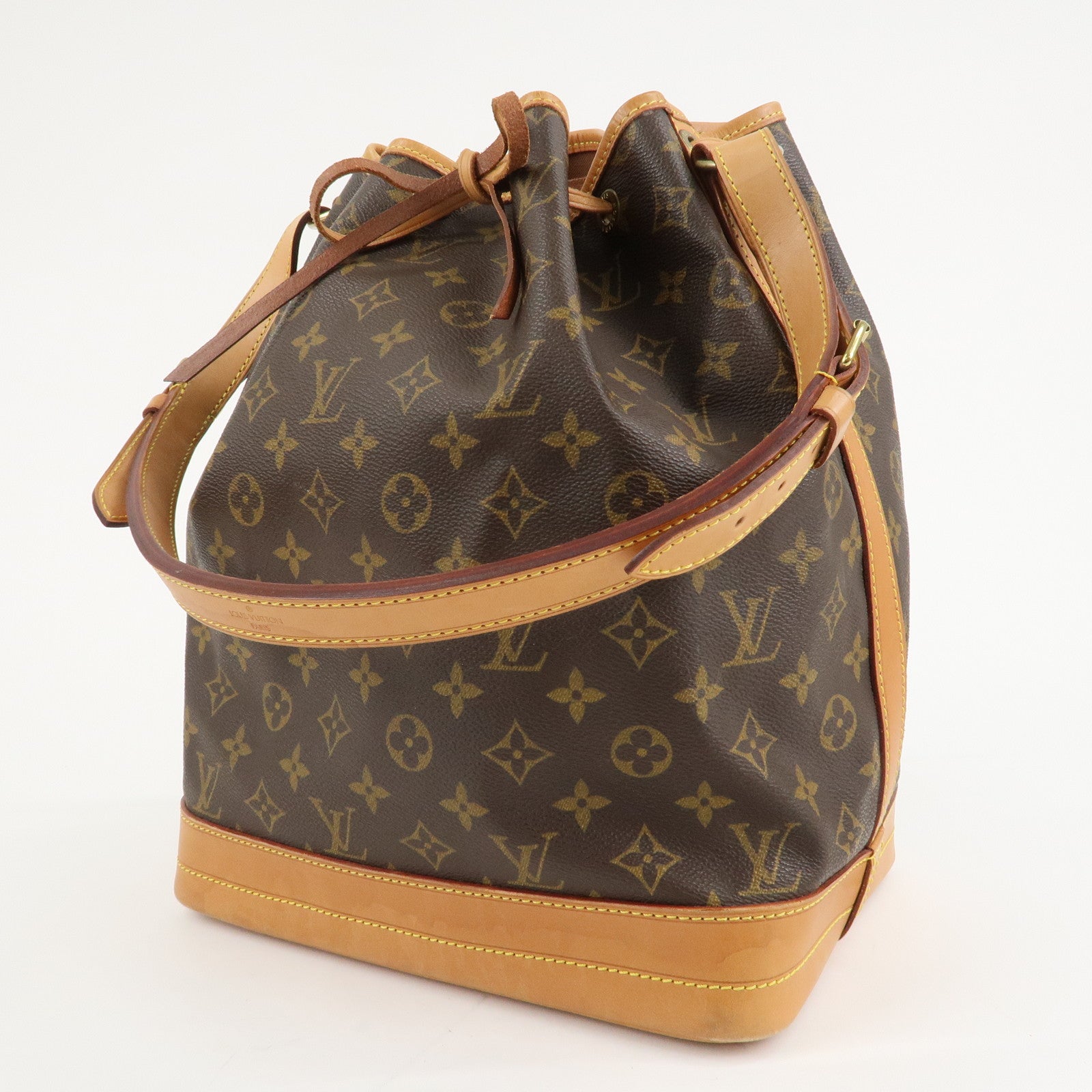 Louis Vuitton Monogram Noe Shoulder Bag Hand Bag Brown M42224