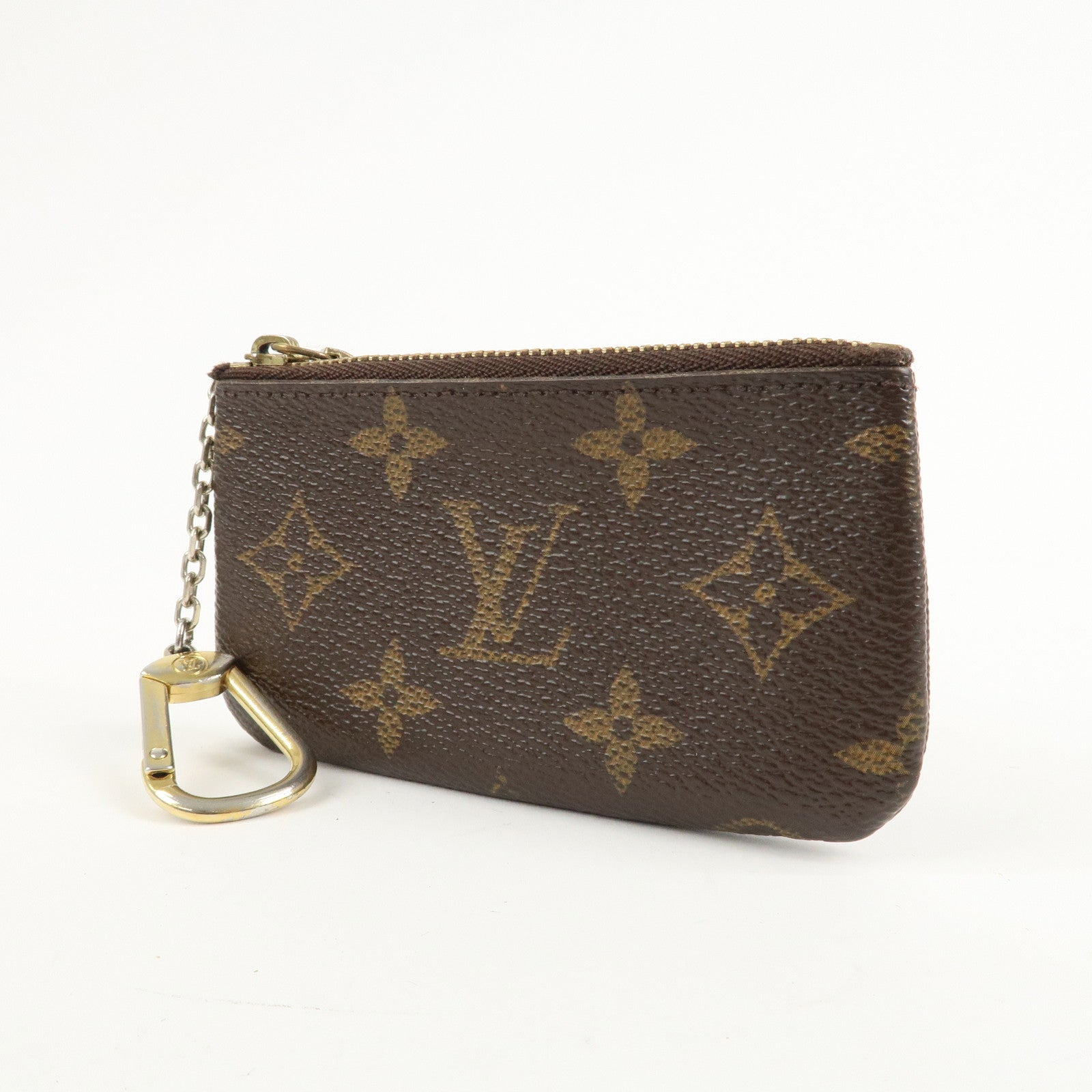 Louis Vuitton Monogram Pochette Cles Coin Case Key Case M62650 Used