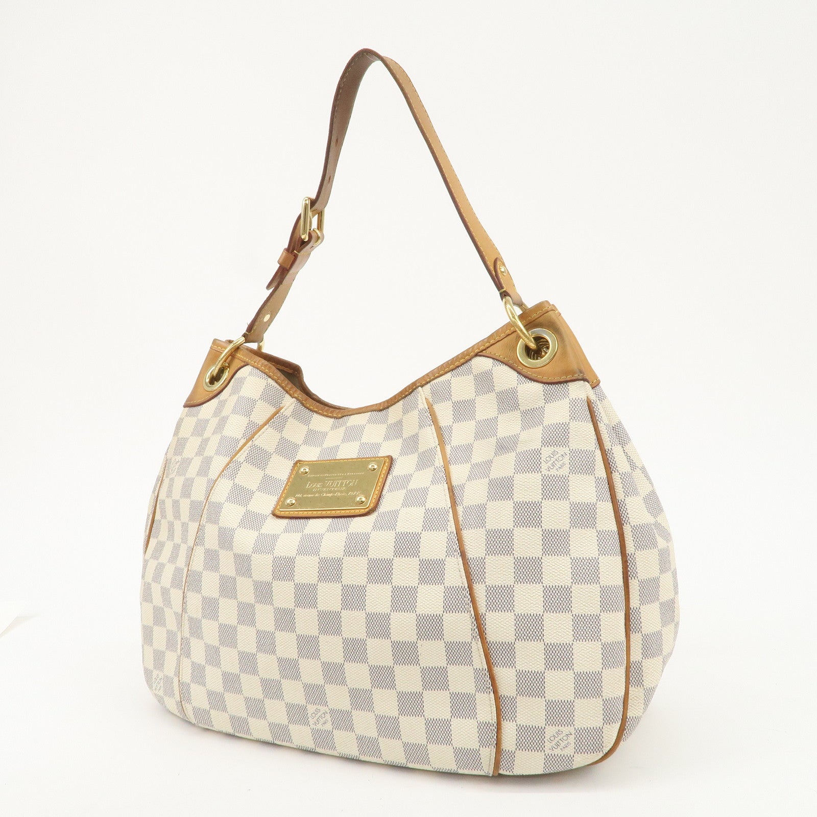 Louis Vuitton Damier Azur Galliera PM Shoulder Bag N55215 Used