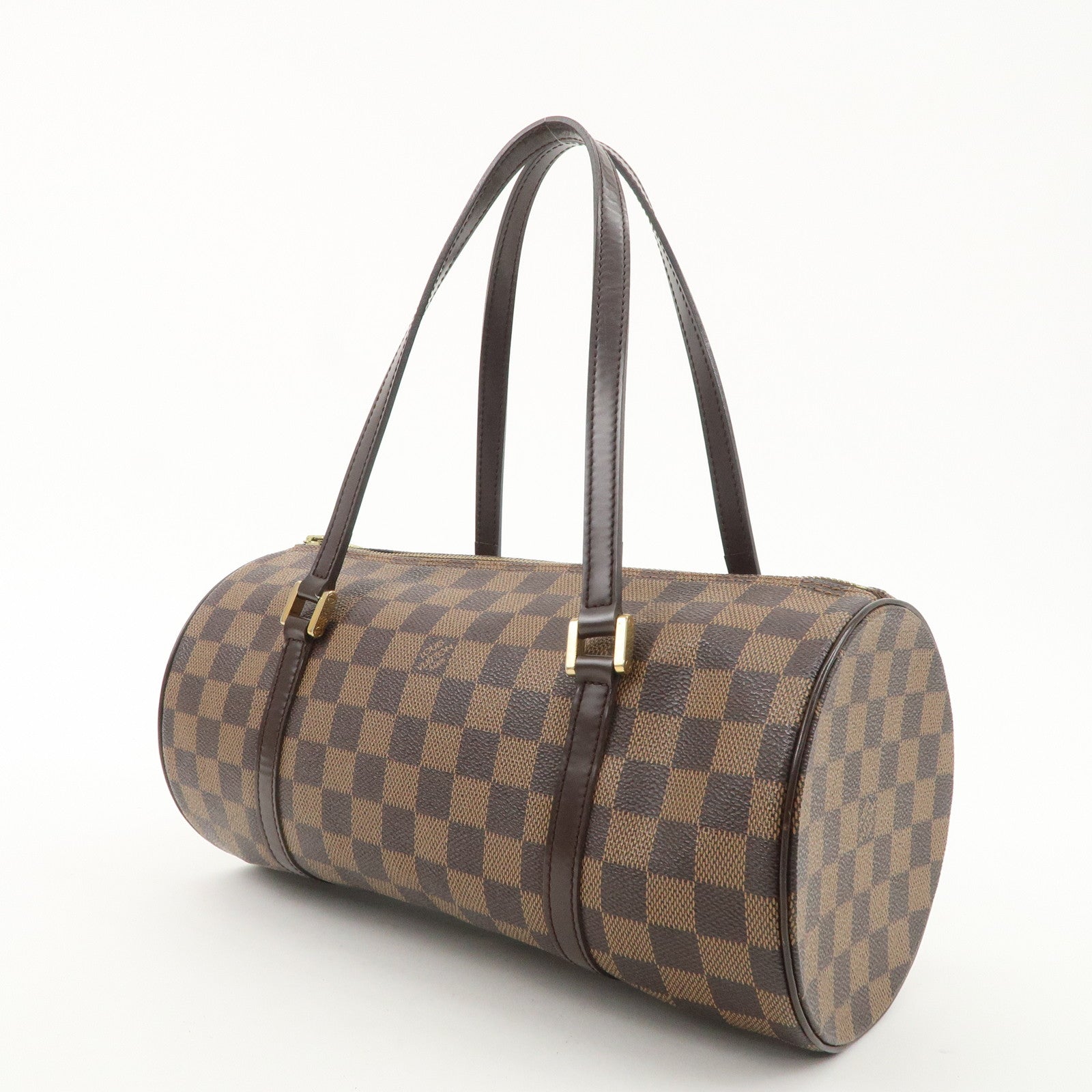 Louis Vuitton Damier Papillon 30 Hand Bag Brown Gold HDW N51303 Used