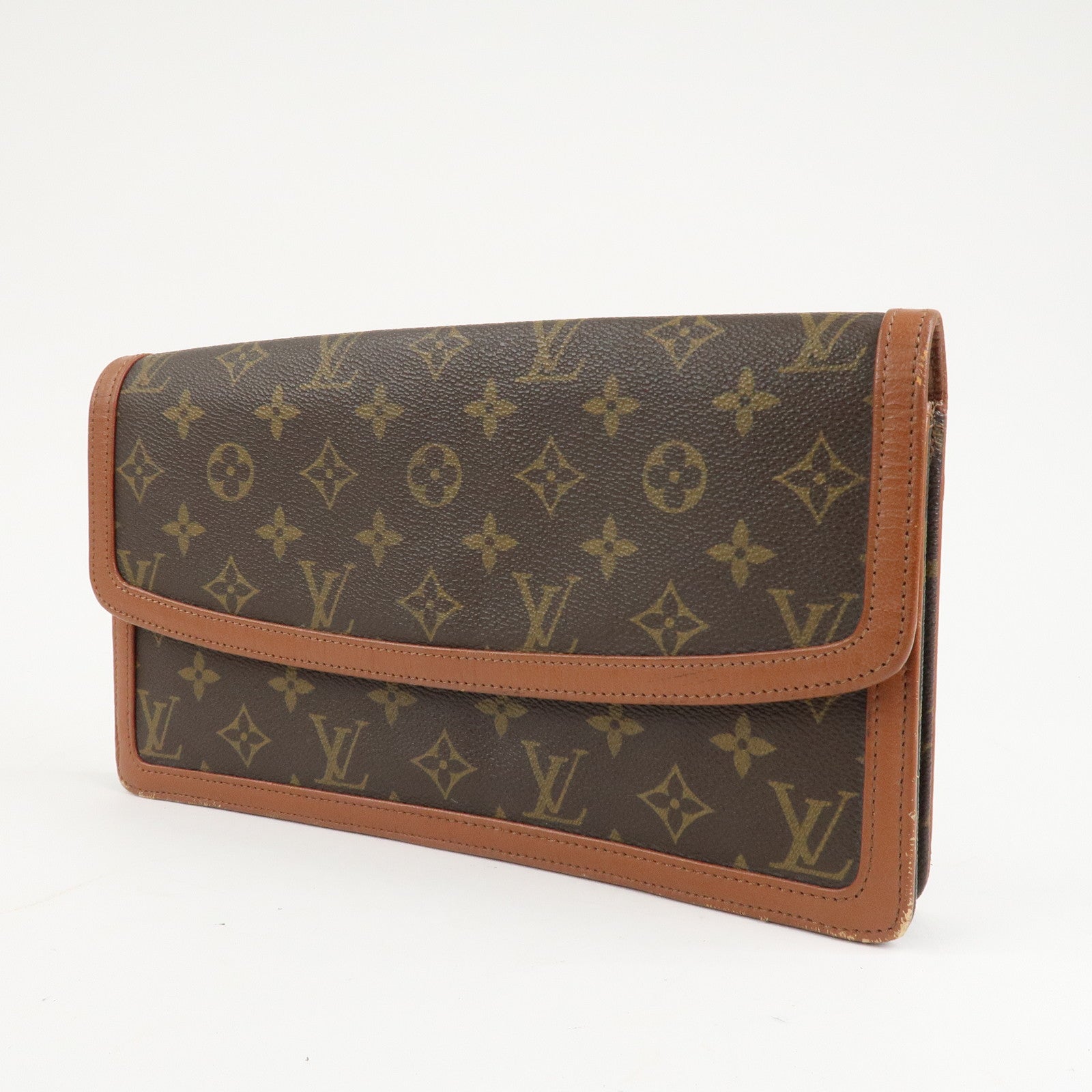 Louis Vuitton Monogram Pochette Dam GM Clutch Bag M51810 Used