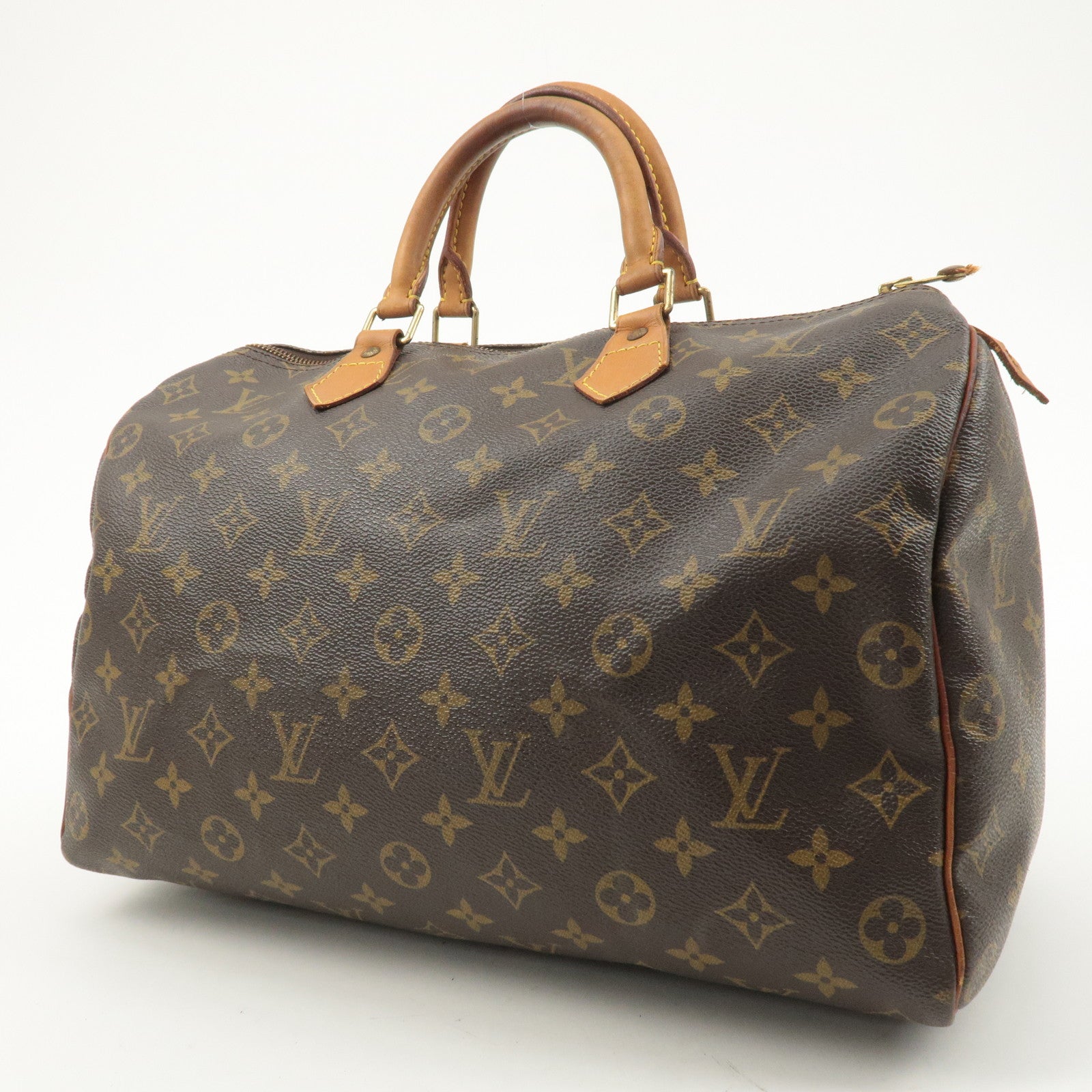 Louis Vuitton Monogram Speedy 35 Hand Bag Boston Bag M41524