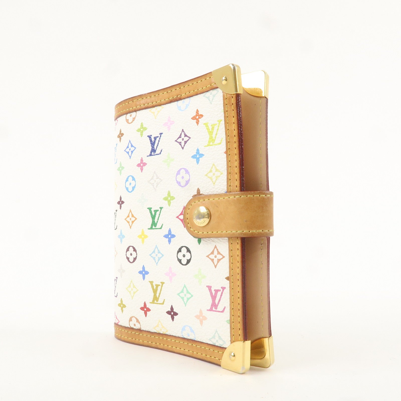 Louis Vuitton Monogram Multi Color Agenda PM Planner Cover R20896