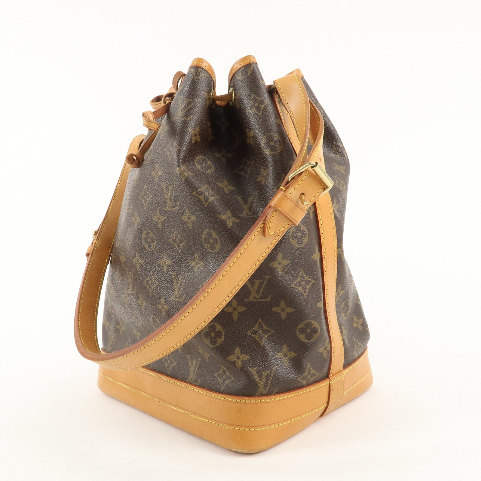 Louis Vuitton Monogram Noe Shoulder Bag Hand Bag Brown M42224