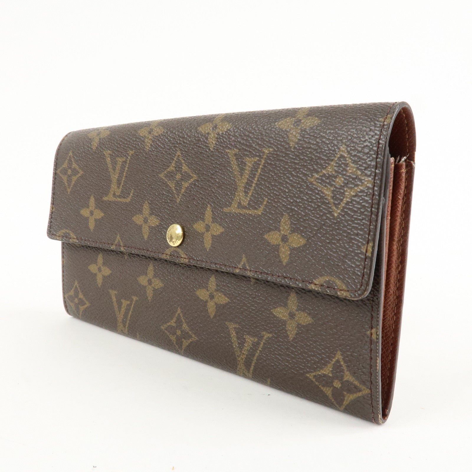 Louis Vuitton Monogram Pochette Porte Monnaie Credit M61725 Used