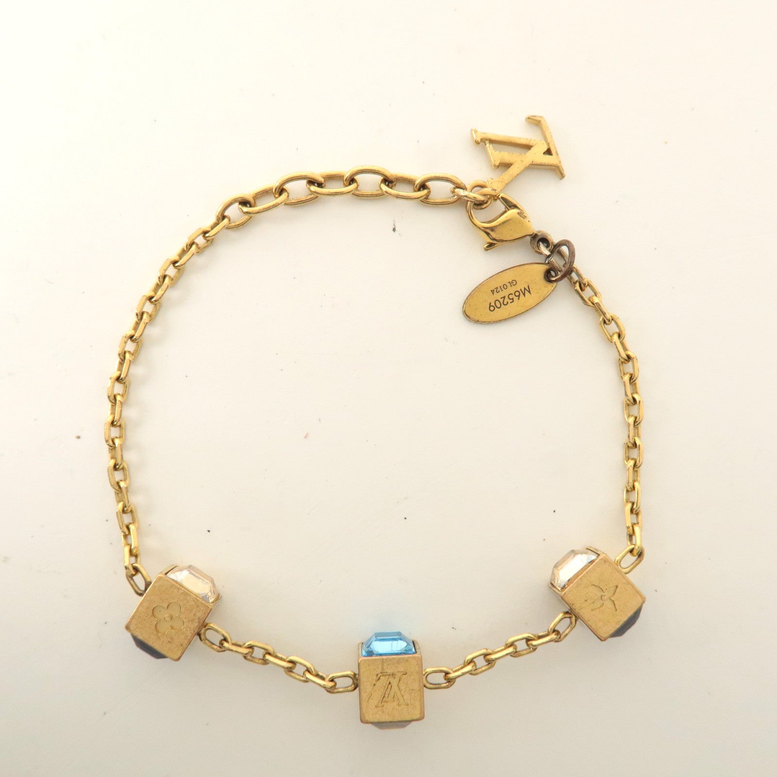 Louis Vuitton Bracelet Gambling Chain Bracelet Gold M65209