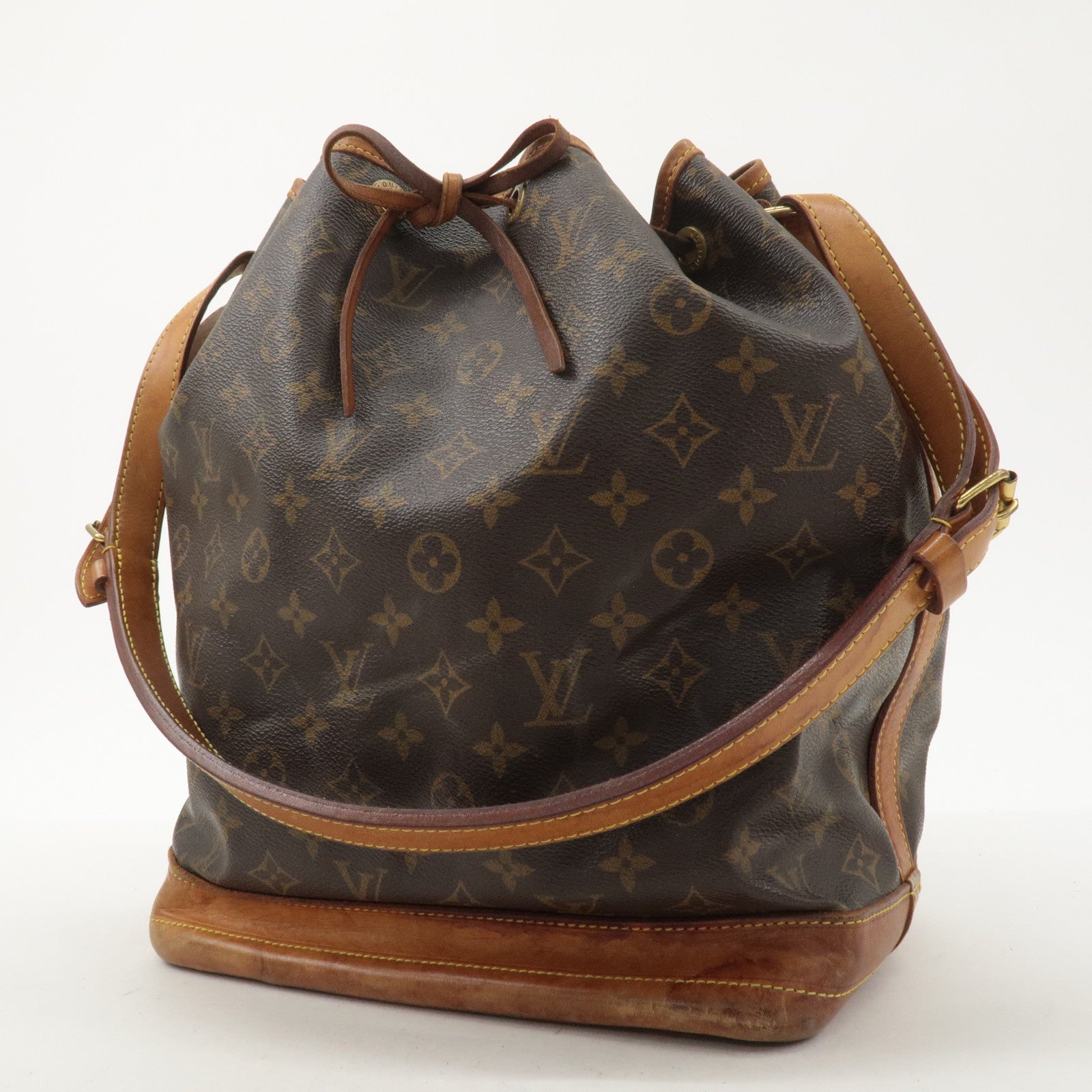 Louis Vuitton Monogram Noe Shoulder Bag Hand Bag Brown M42224