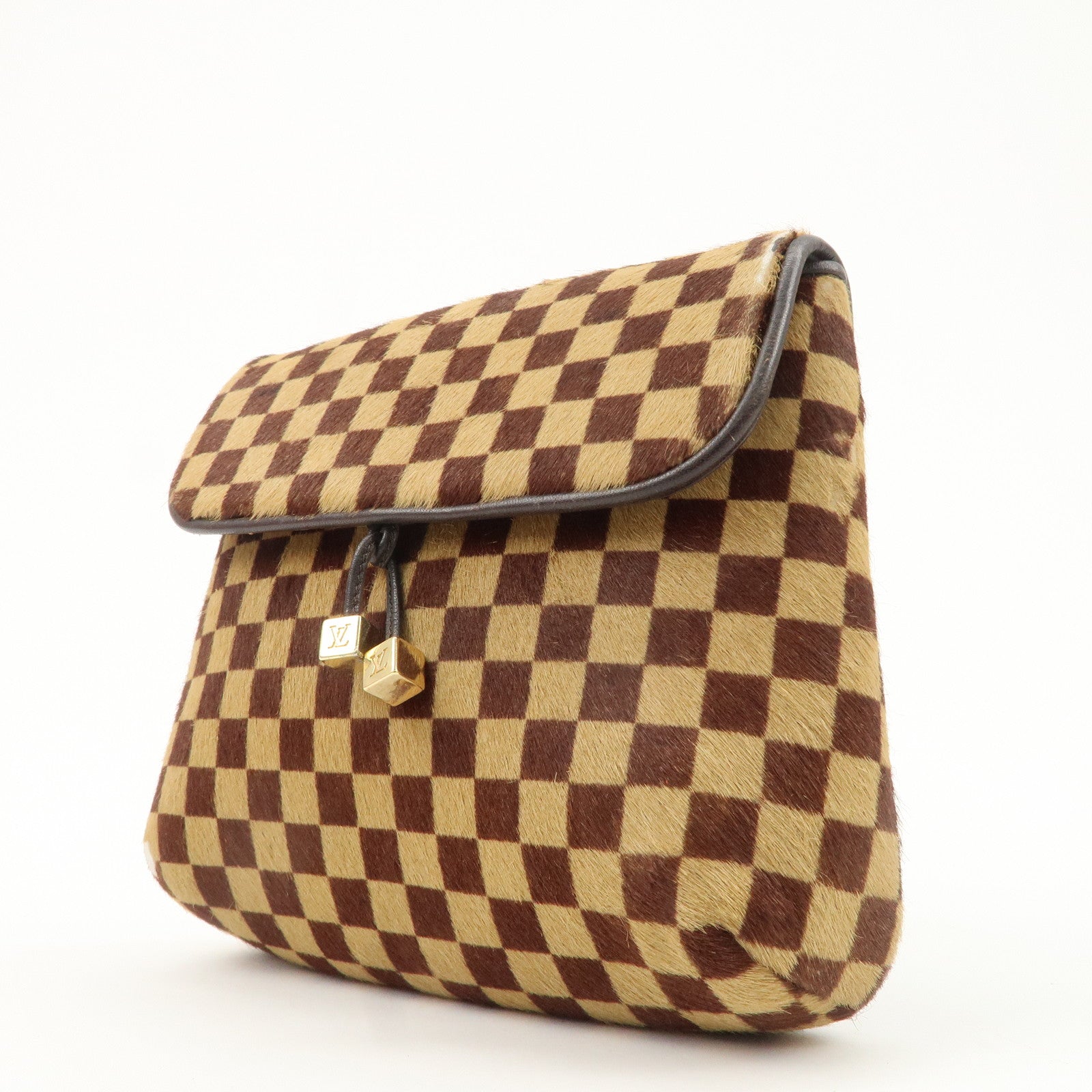 Louis Vuitton Damier Sauvage Gazelle Beige Shoulder Bag M92130