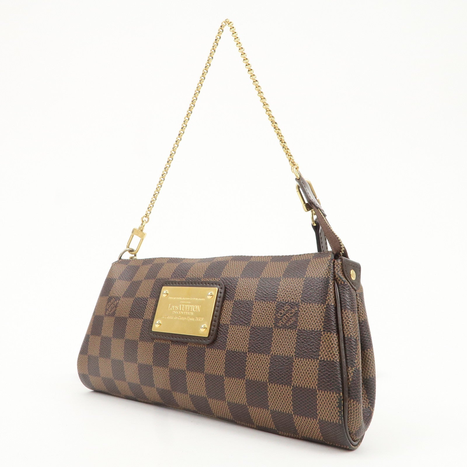 Louis Vuitton Damier Eva 2Way Hand Bag Shoulder Bag N55213 Used