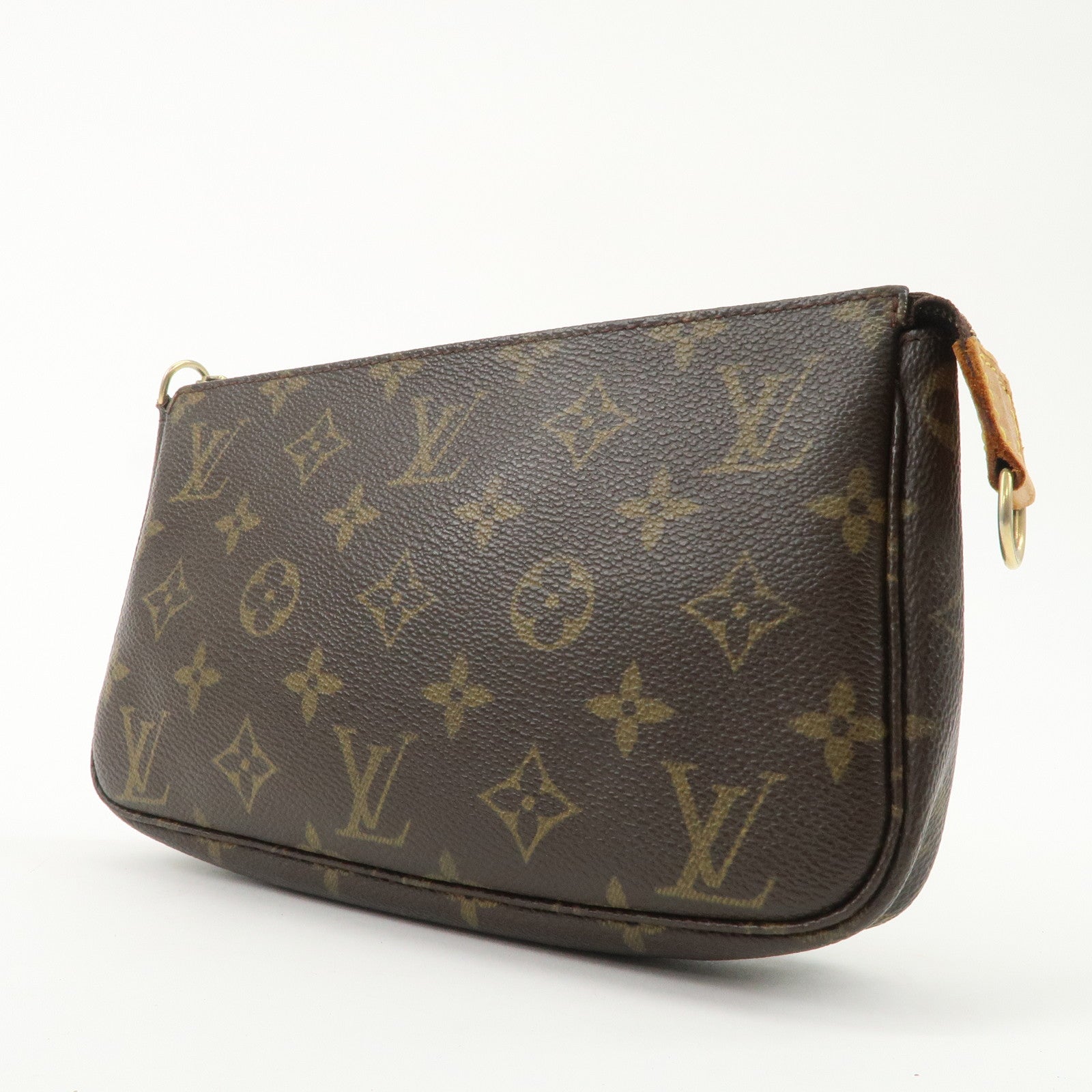 Louis Vuitton Monogram Pochette Accessoires Pouch Brown M51980 Used