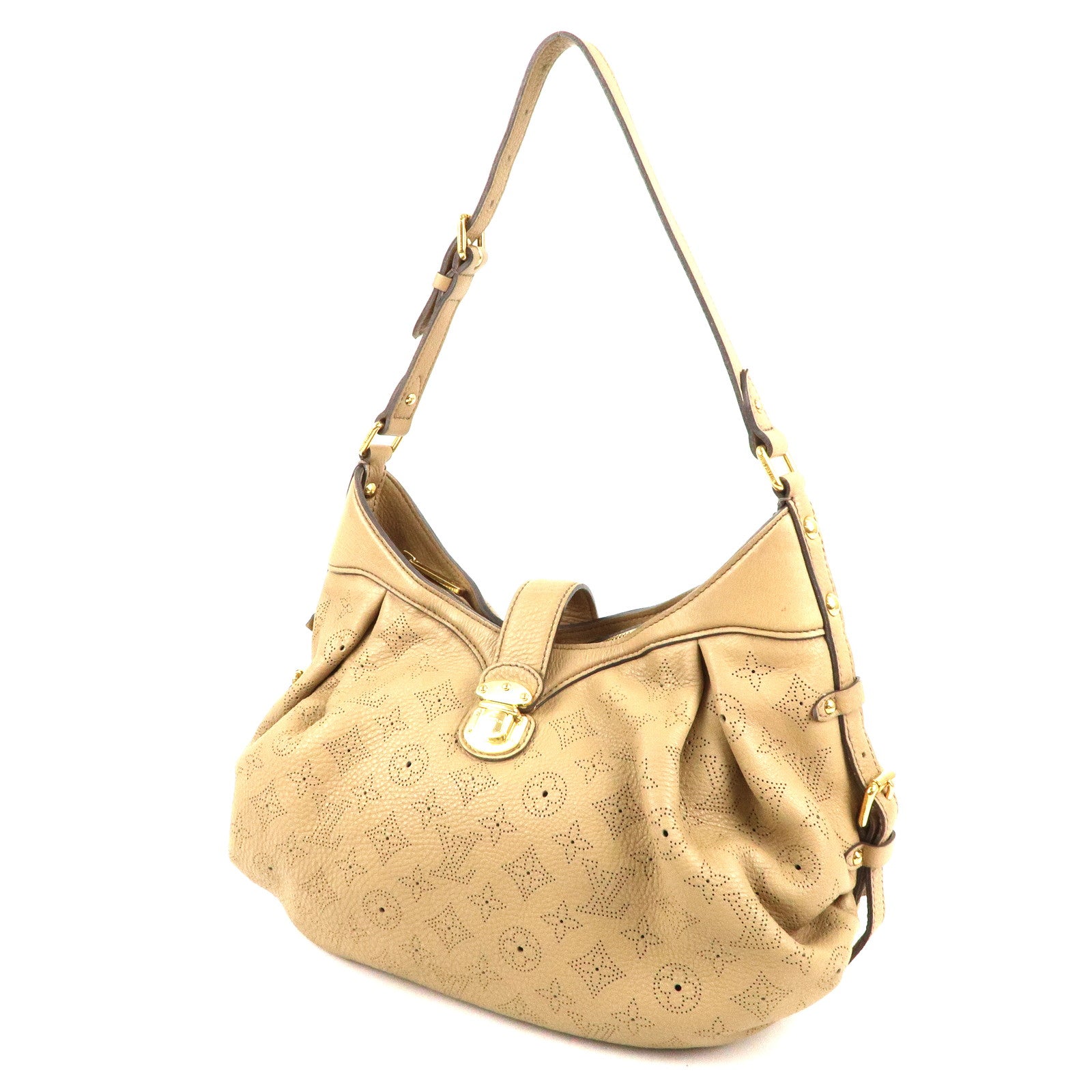 Louis Vuitton Monogram Mahina Neo L Shoulder Bag LightBrown M93979