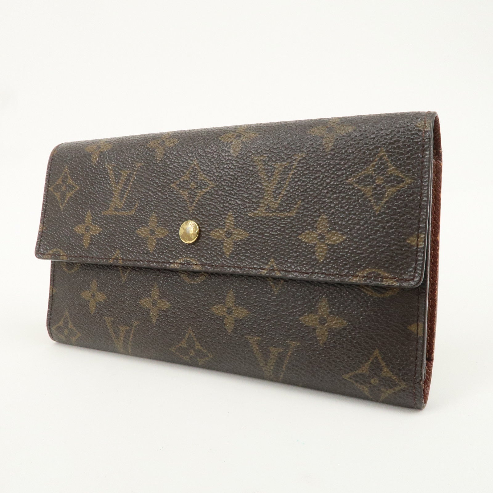 Louis Vuitton Monogram Porte Tresor International Wallet M61215