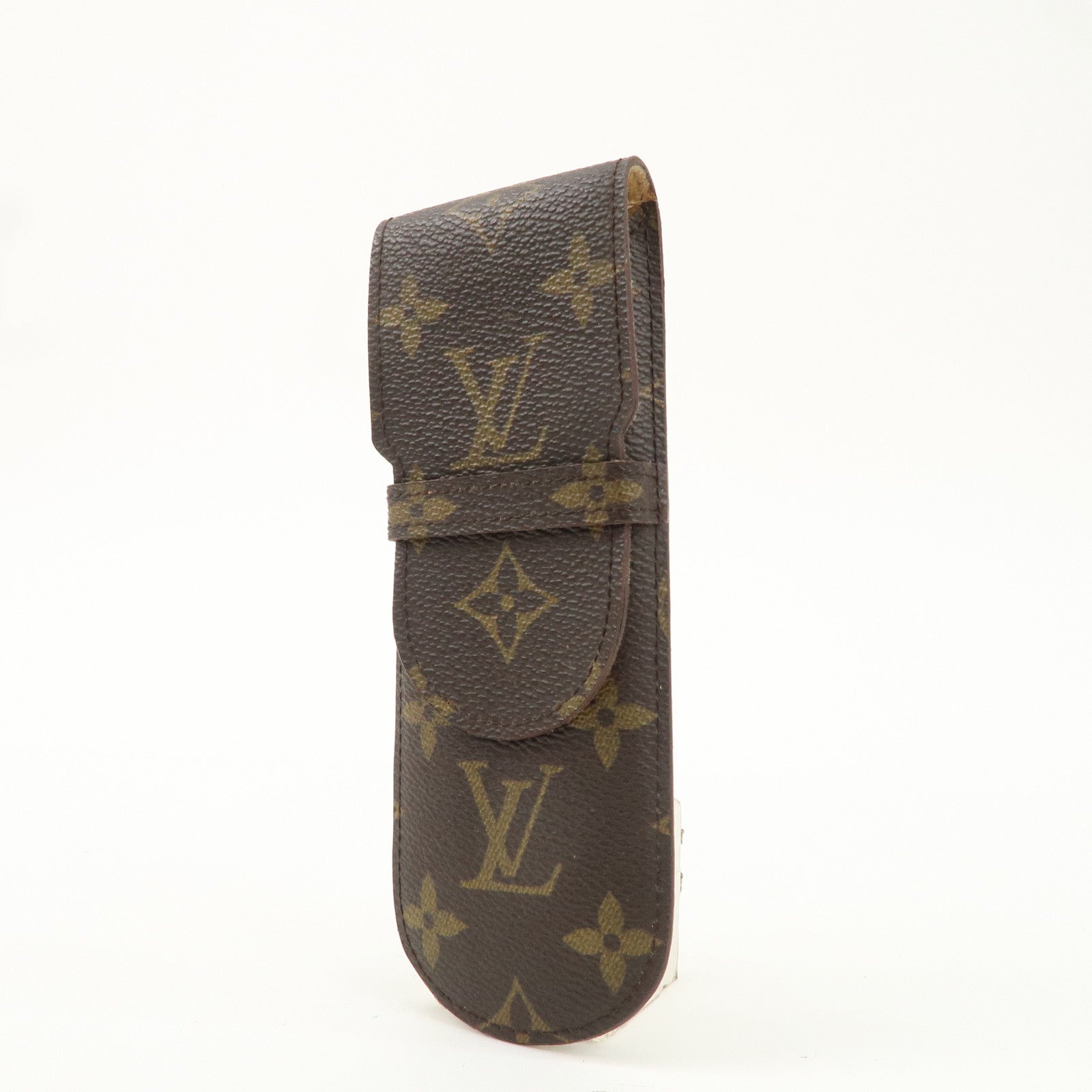 Louis Vuitton Monogram Set of 2 etui stylo Pen Case Brown M62990