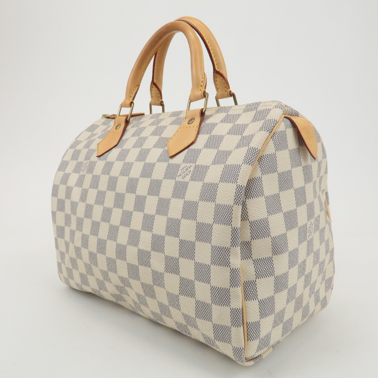 Louis Vuitton Damier Azur Speedy 30 Boston Hand Bag N41533