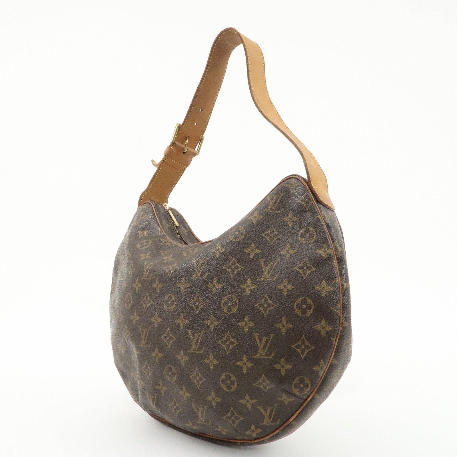 Louis Vuitton Monogram Croissant GM Shoulder Bag Brown M51511 Used