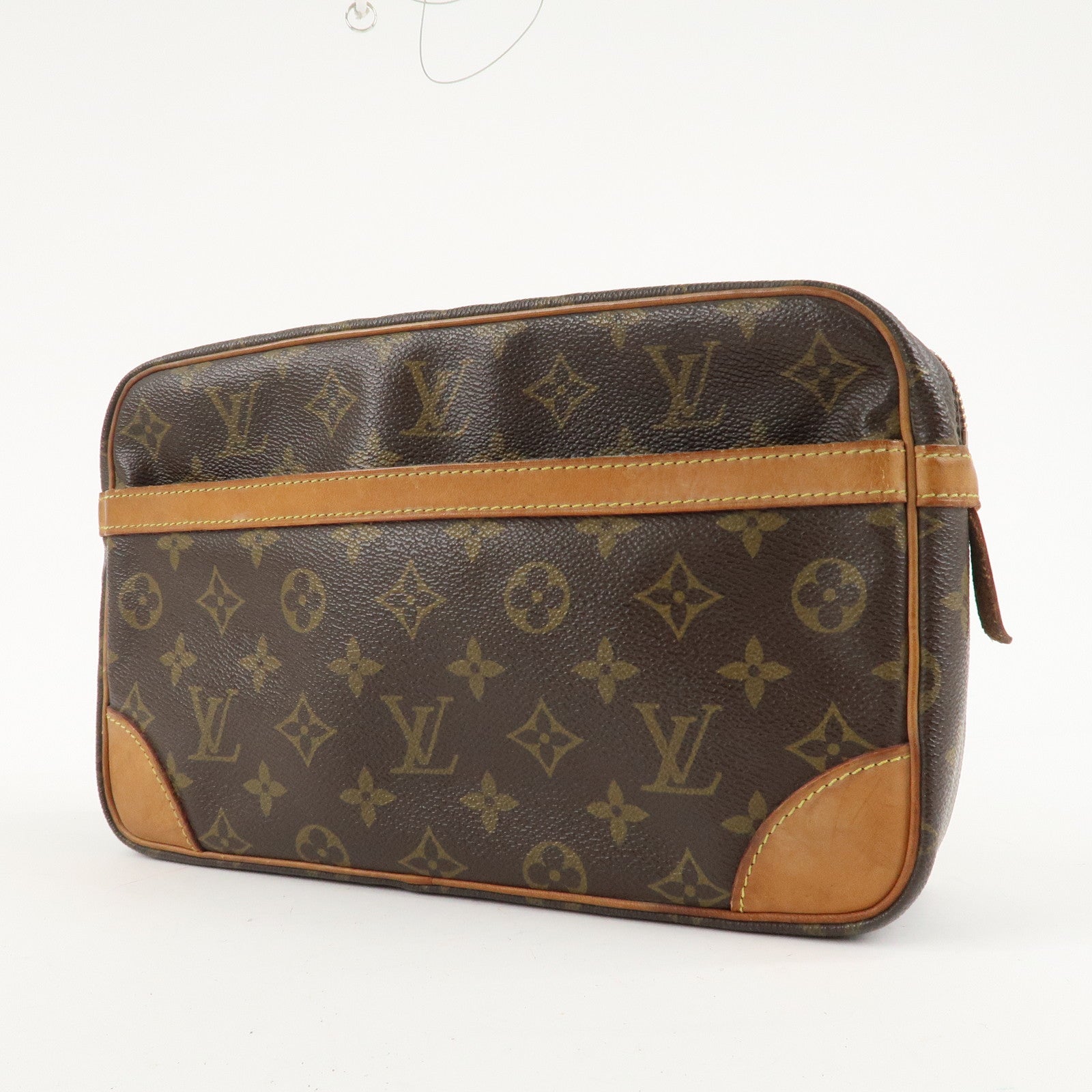 Louis Vuitton Monogram Compiegne 28 Pouch Clutch Bag M51845 Used