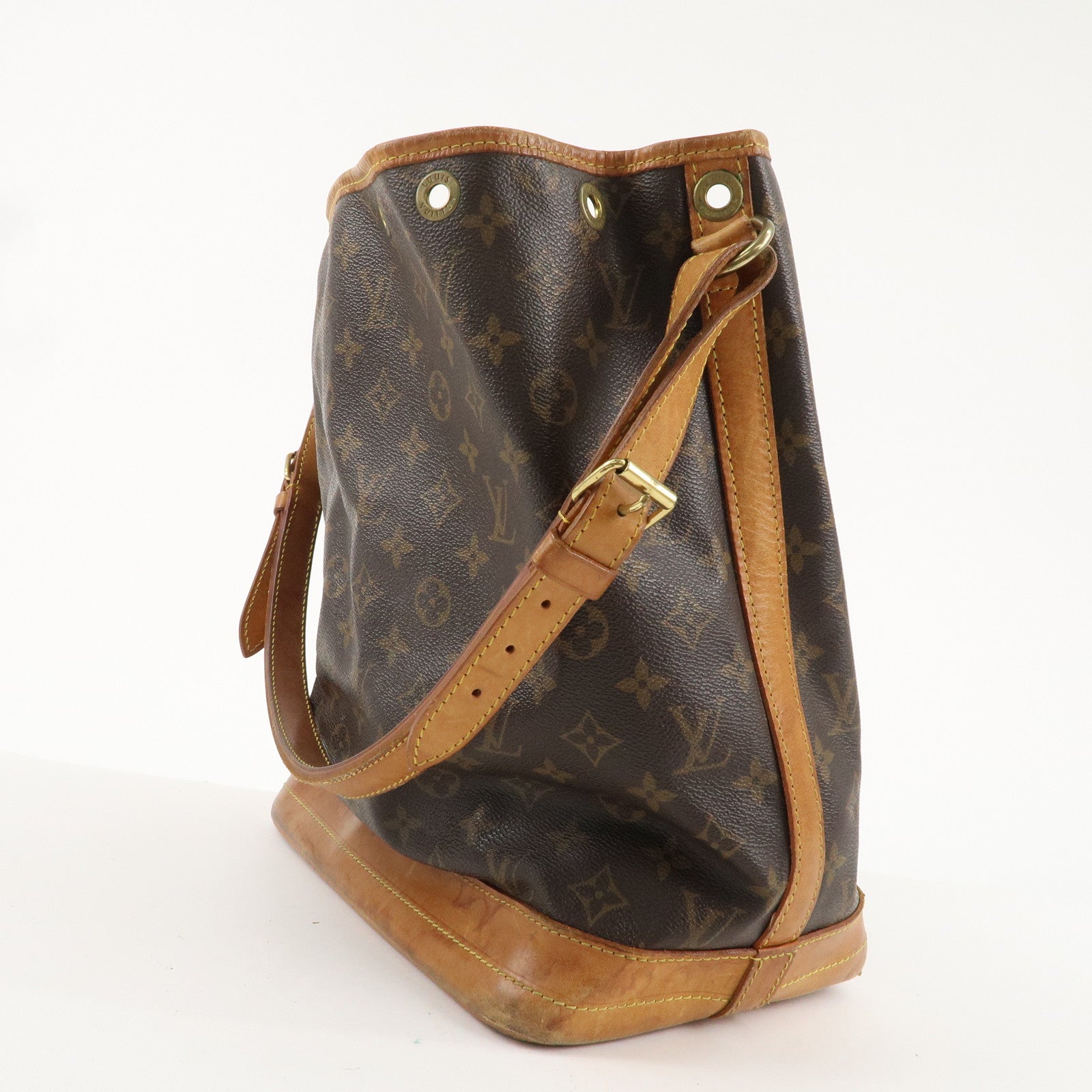 Louis Vuitton Monogram Noe Shoulder Bag Hand Bag Brown M42224