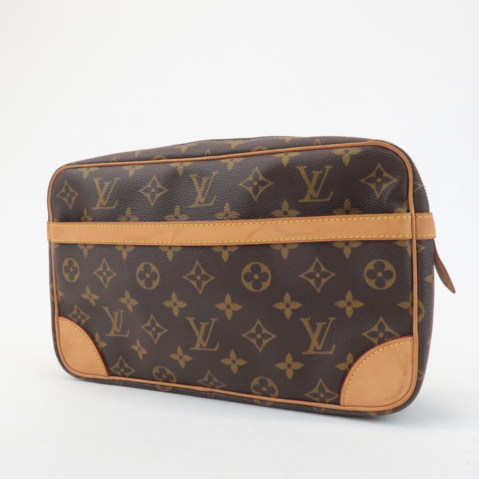 Louis Vuitton Monogram Compiegne 28 Pouch Clutch Bag M51845 Used