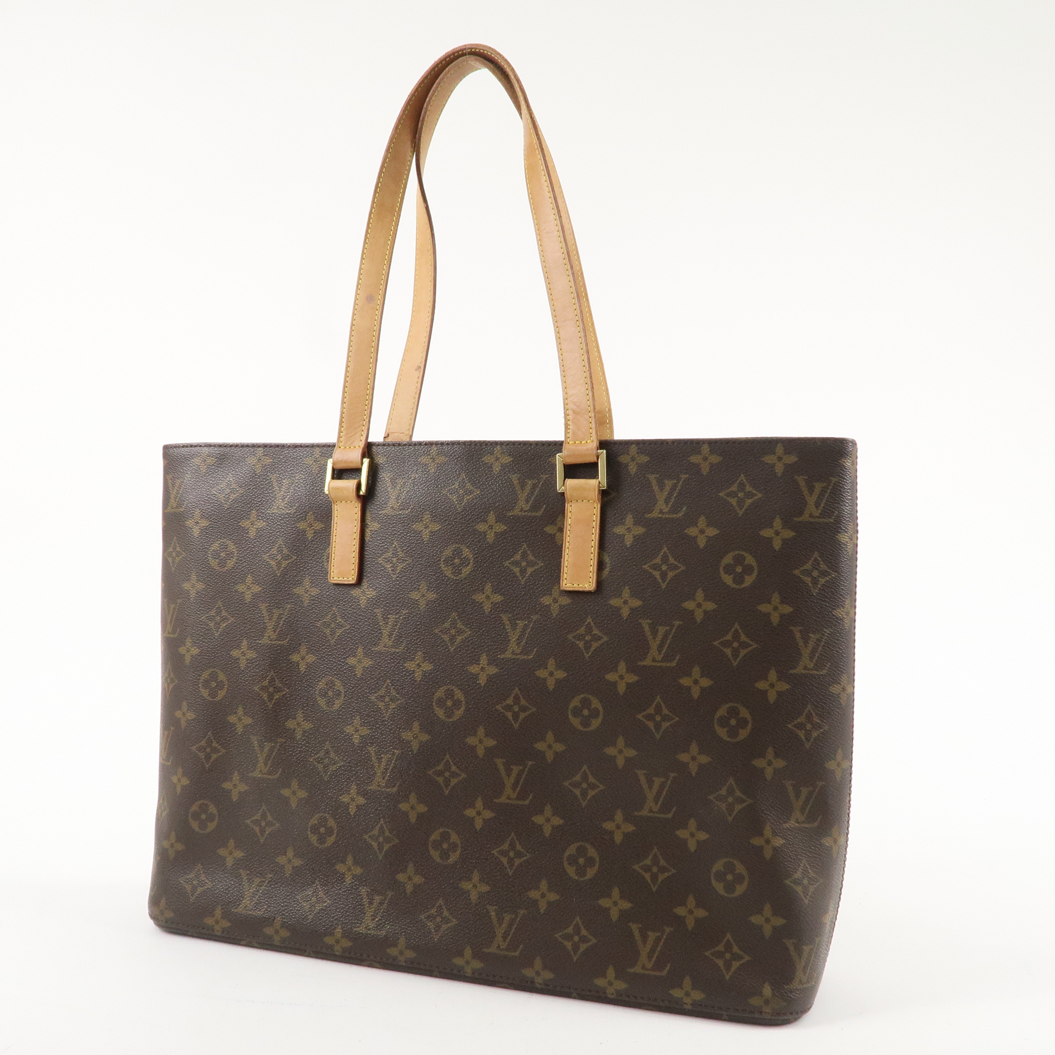 Louis Vuitton Monogram Luco Tote Bag Hand Bag Brown M51155