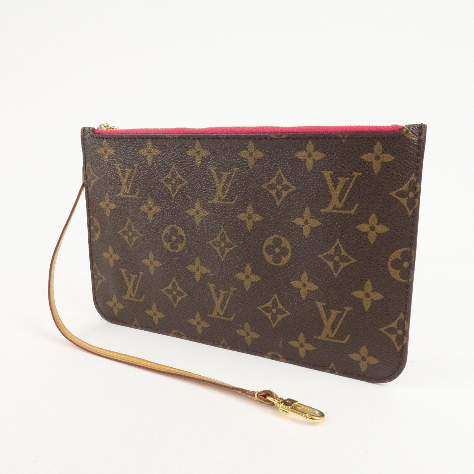 Louis Vuitton Monogram Pouch for Neverfull GM Brown Used