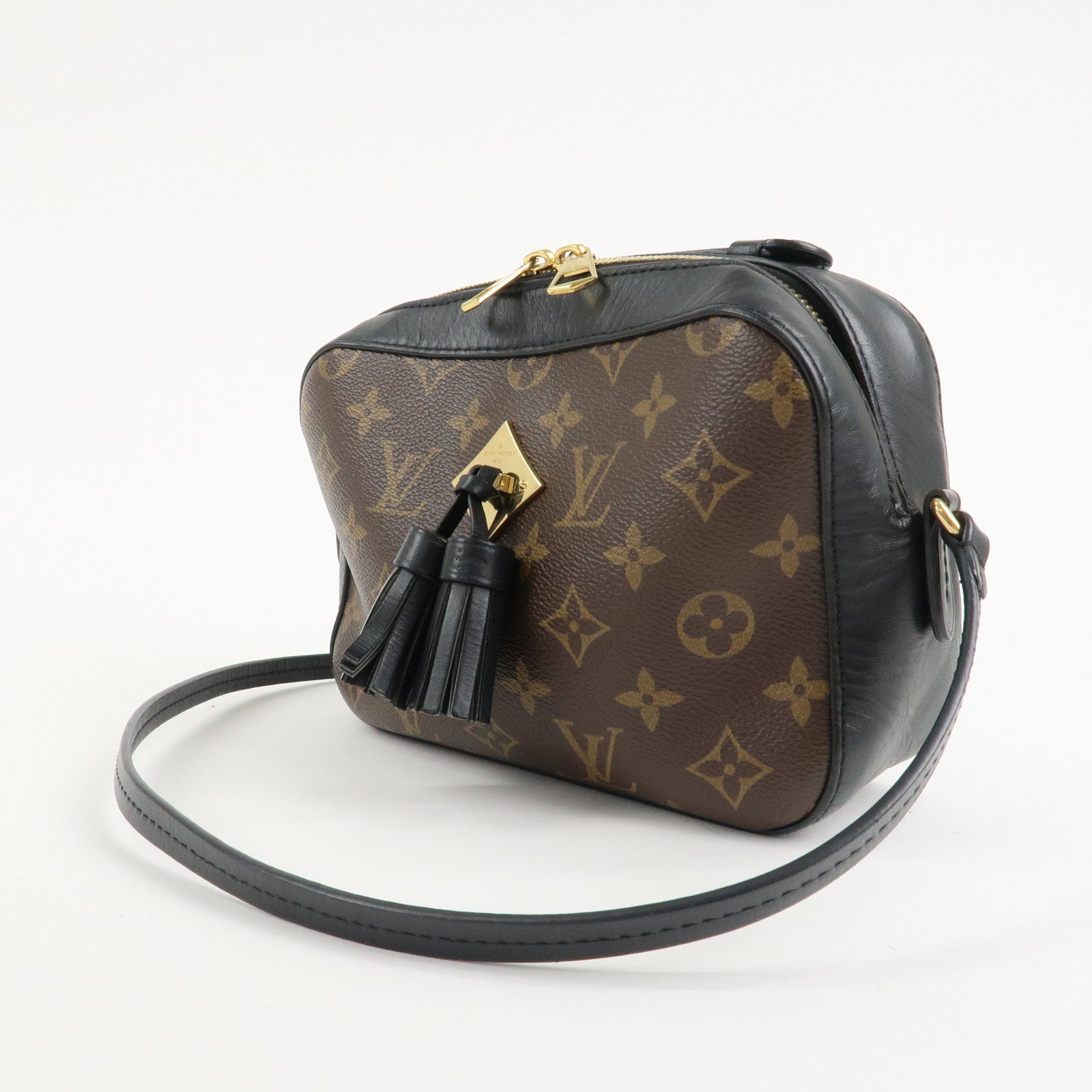 Louis Vuitton Monogram Saintonge Shoulder Bag Brown M43555 Used