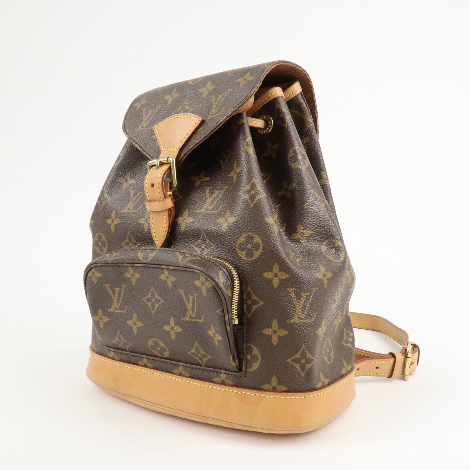 Louis Vuitton Monogram Montsouris MM Back Pack Bag M51136