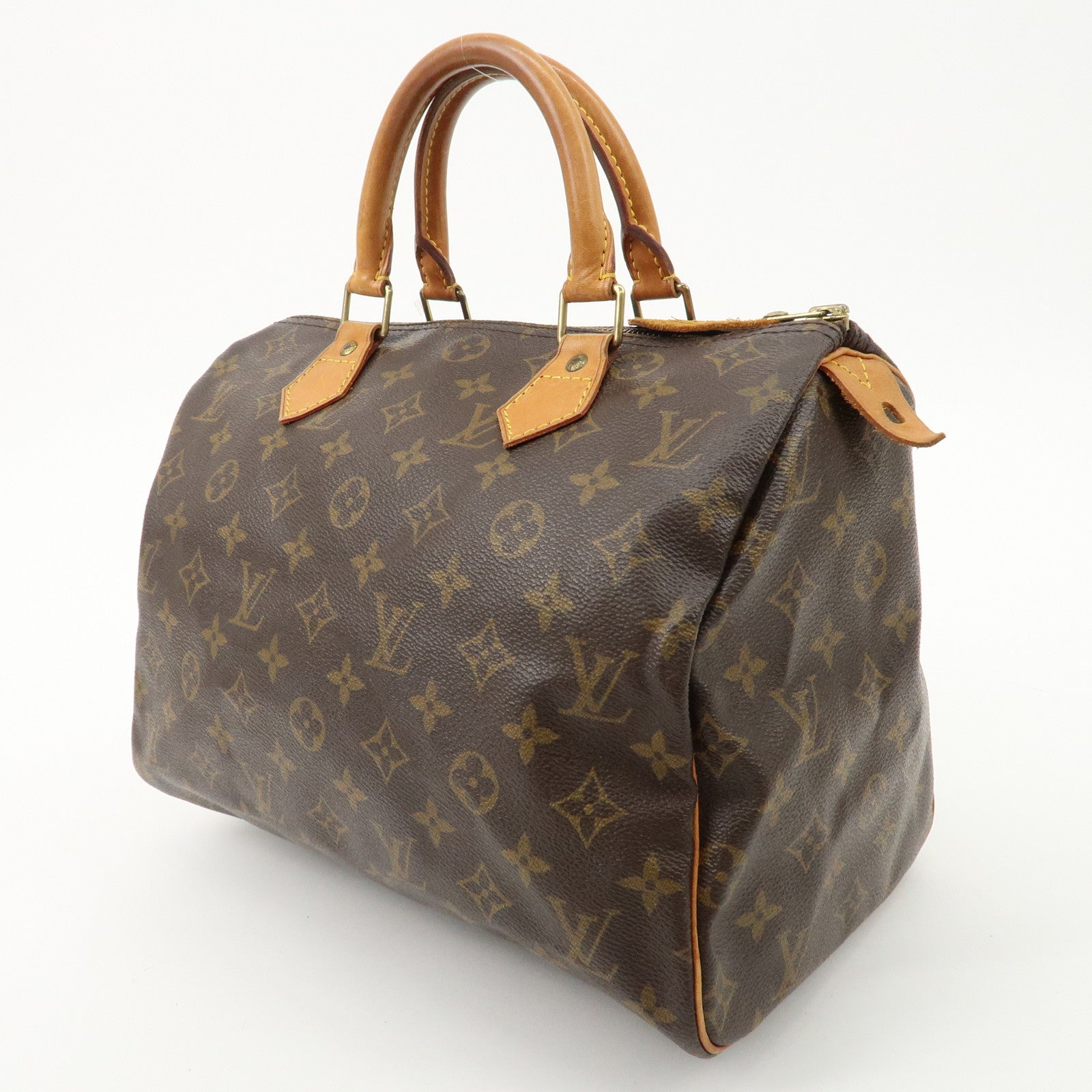 Louis Vuitton Monogram Speedy 30 Hand Bag Boston Bag M41108 Used