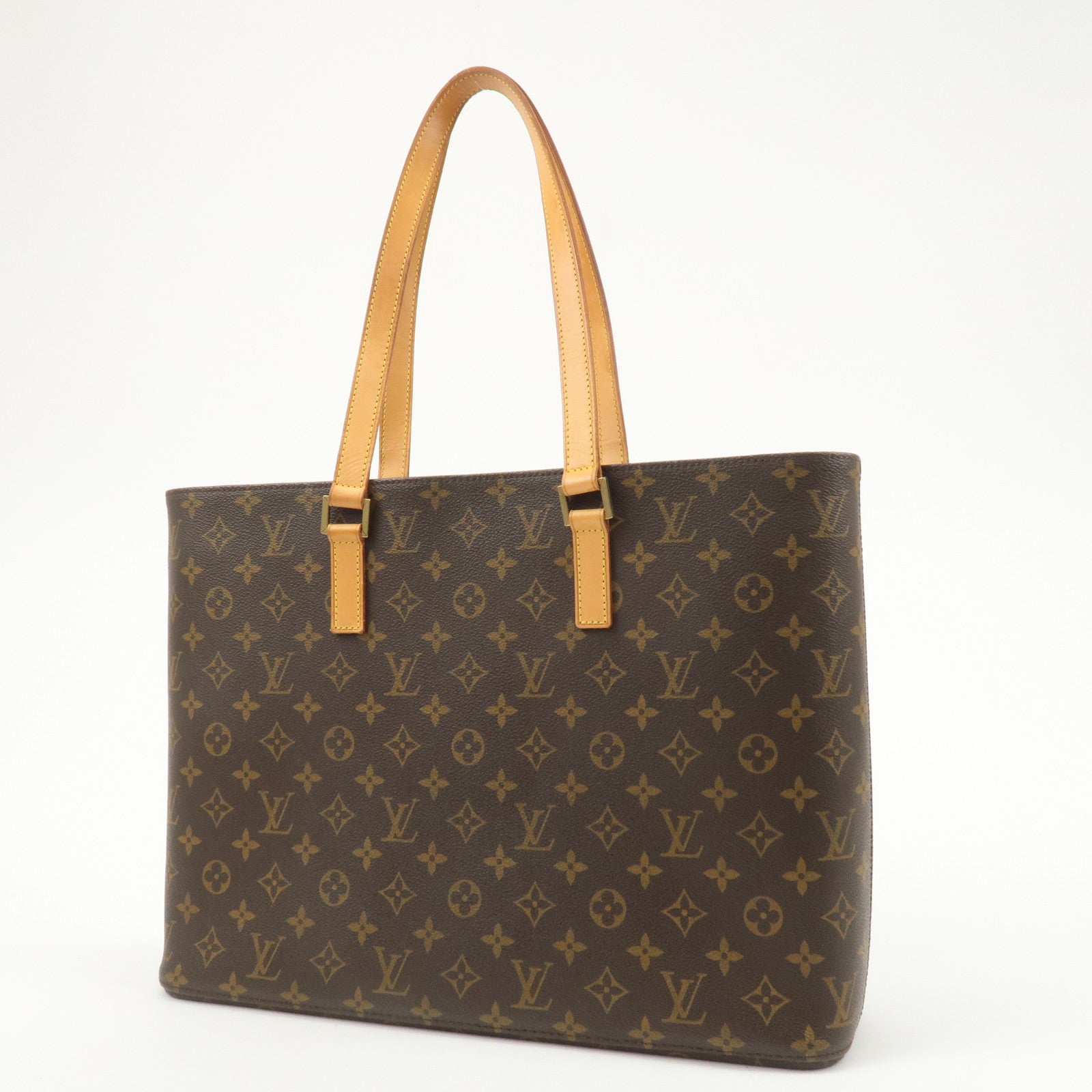 Louis Vuitton Monogram Luco Tote Bag Hand Bag Brown M51155