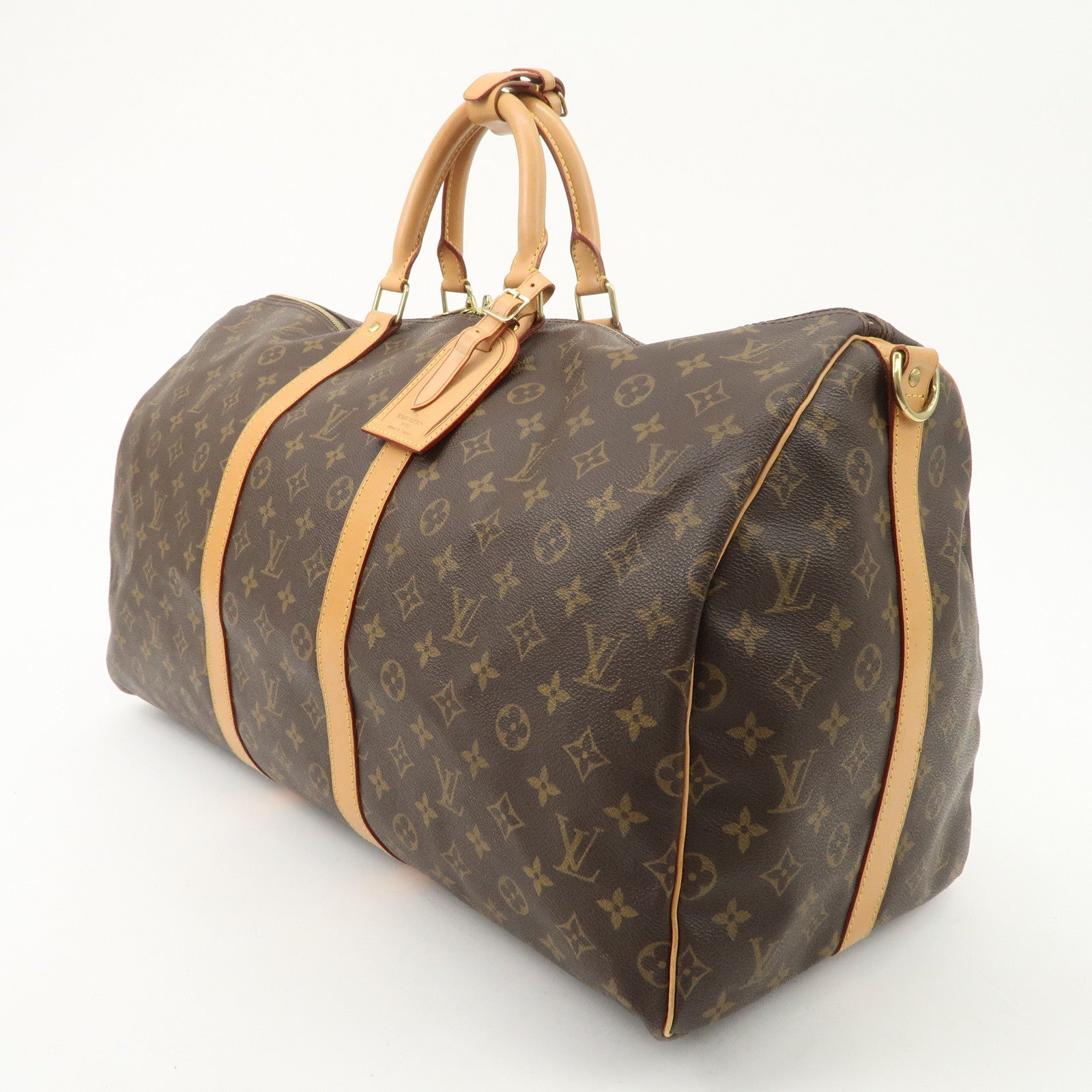 Louis Vuitton Monogram Keep All Bandouliere 55 Boston Bag M41414 Used