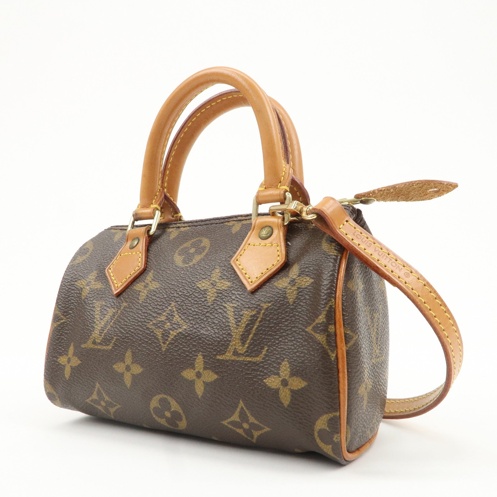 Louis Vuitton Monogram Mini Speedy 
Strap M41534 J00145