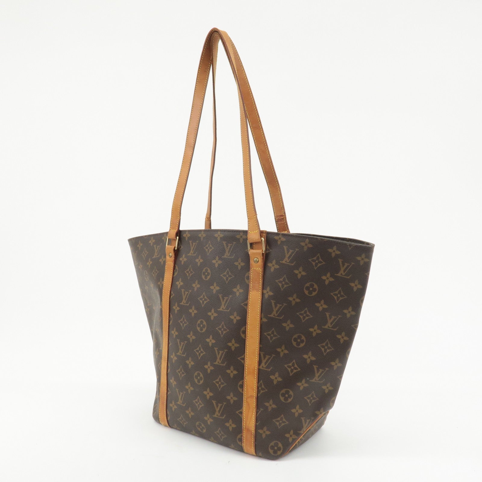 Louis Vuitton Monogram Sac Shopping Shoulder Bag M51108 Used