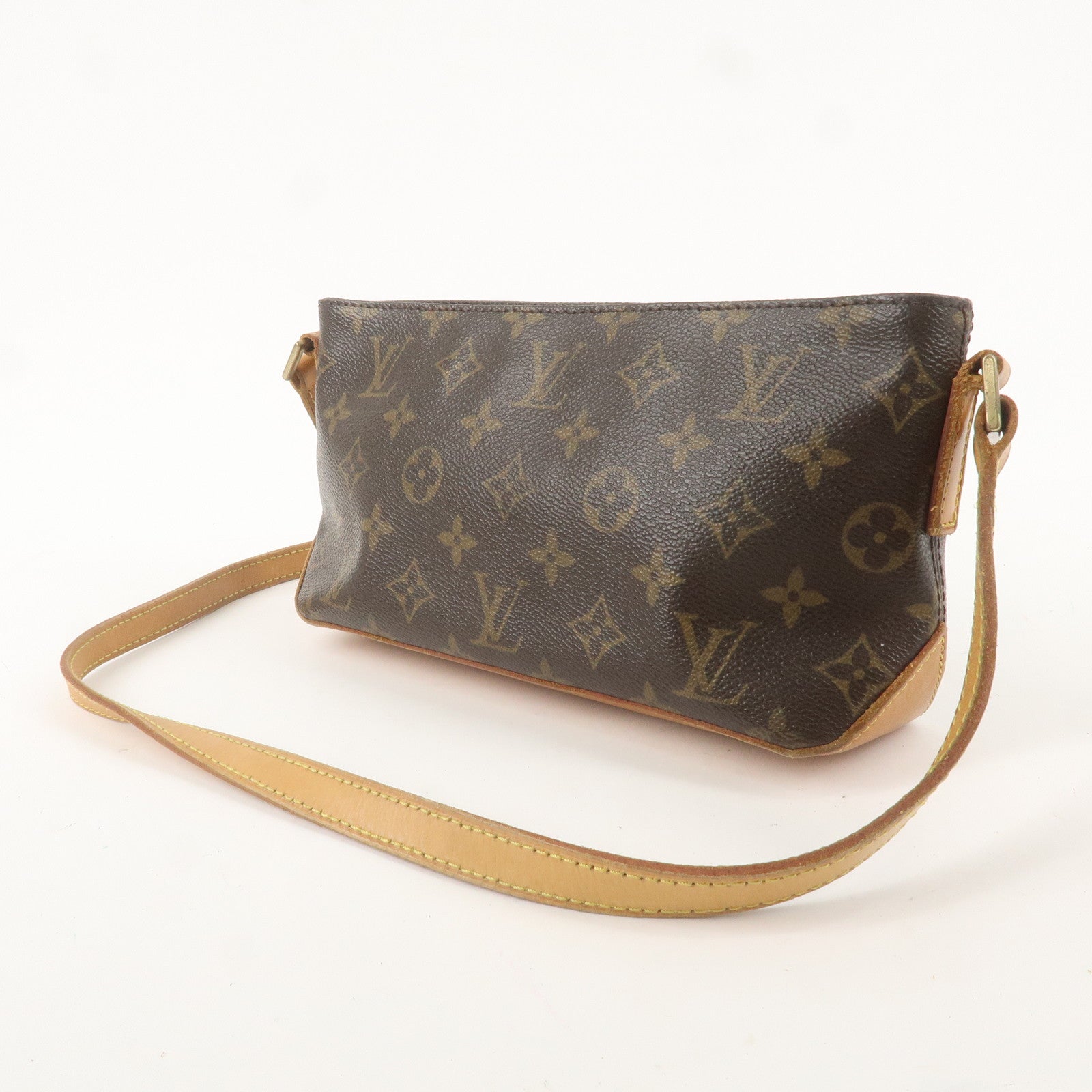 Louis Vuitton Monogram Trotteur Shoulder Bag Brown M51240