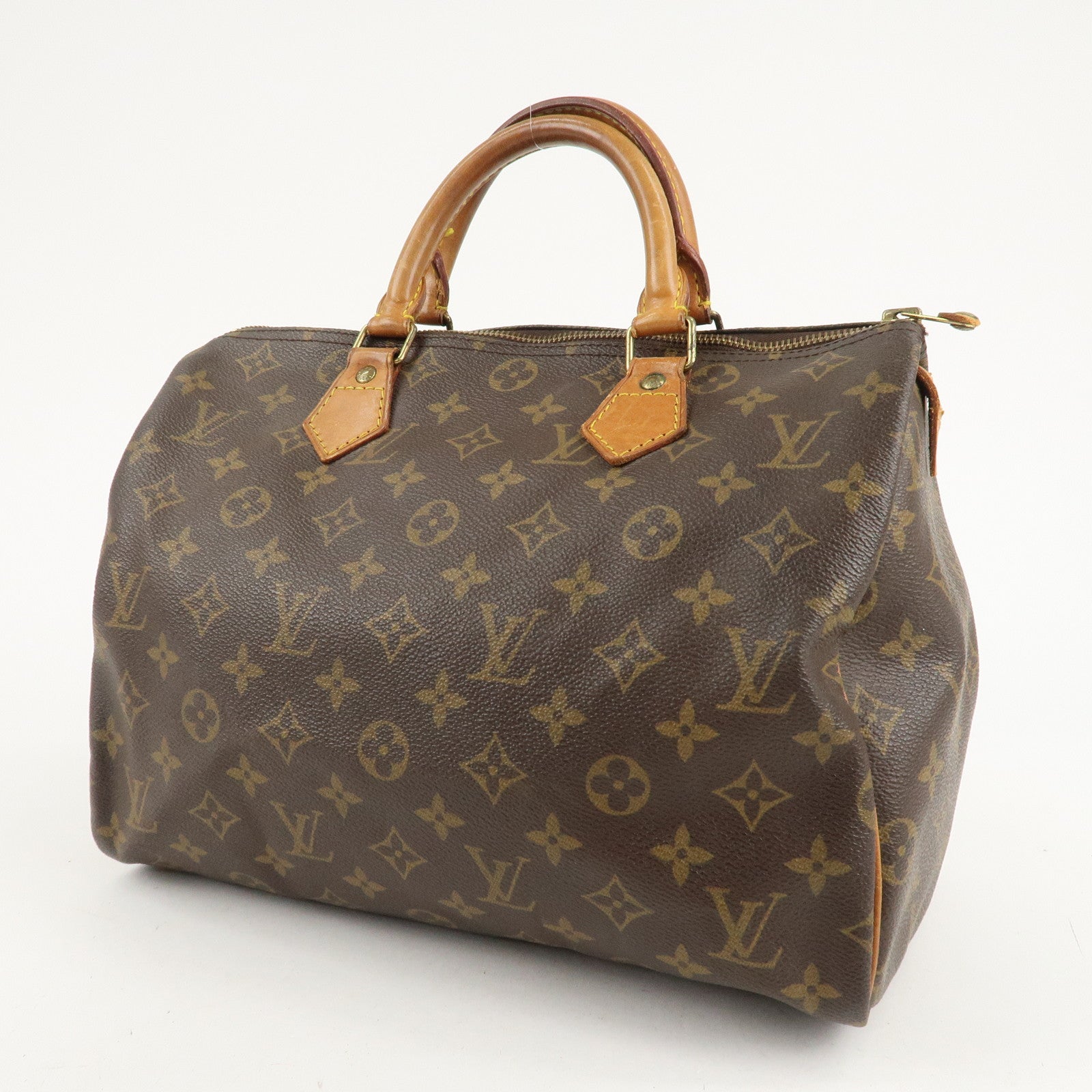 Louis Vuitton Monogram Speedy 30 Hand Bag Boston Bag M41526 Used