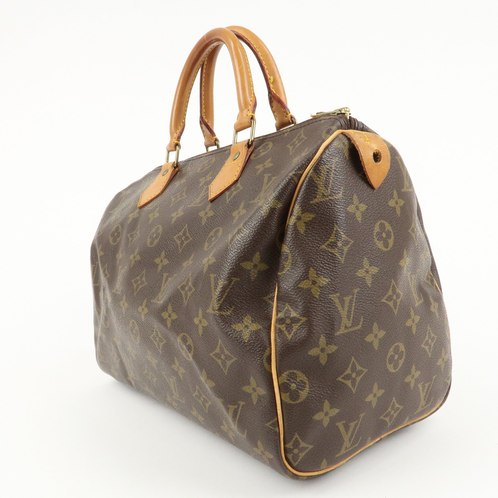 Louis Vuitton Monogram Speedy 30 Hand Bag Boston Bag M41526 Used