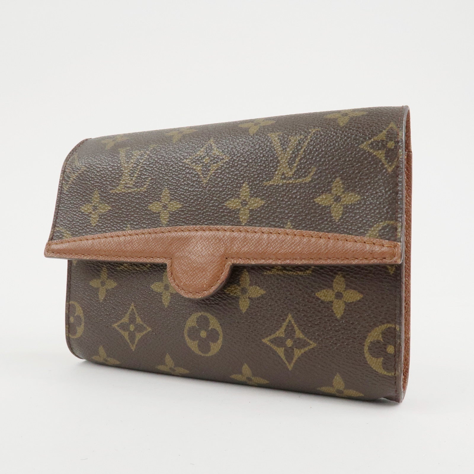 Louis Vuitton Monogram Arche Waist Pouch Brown M51975 Used