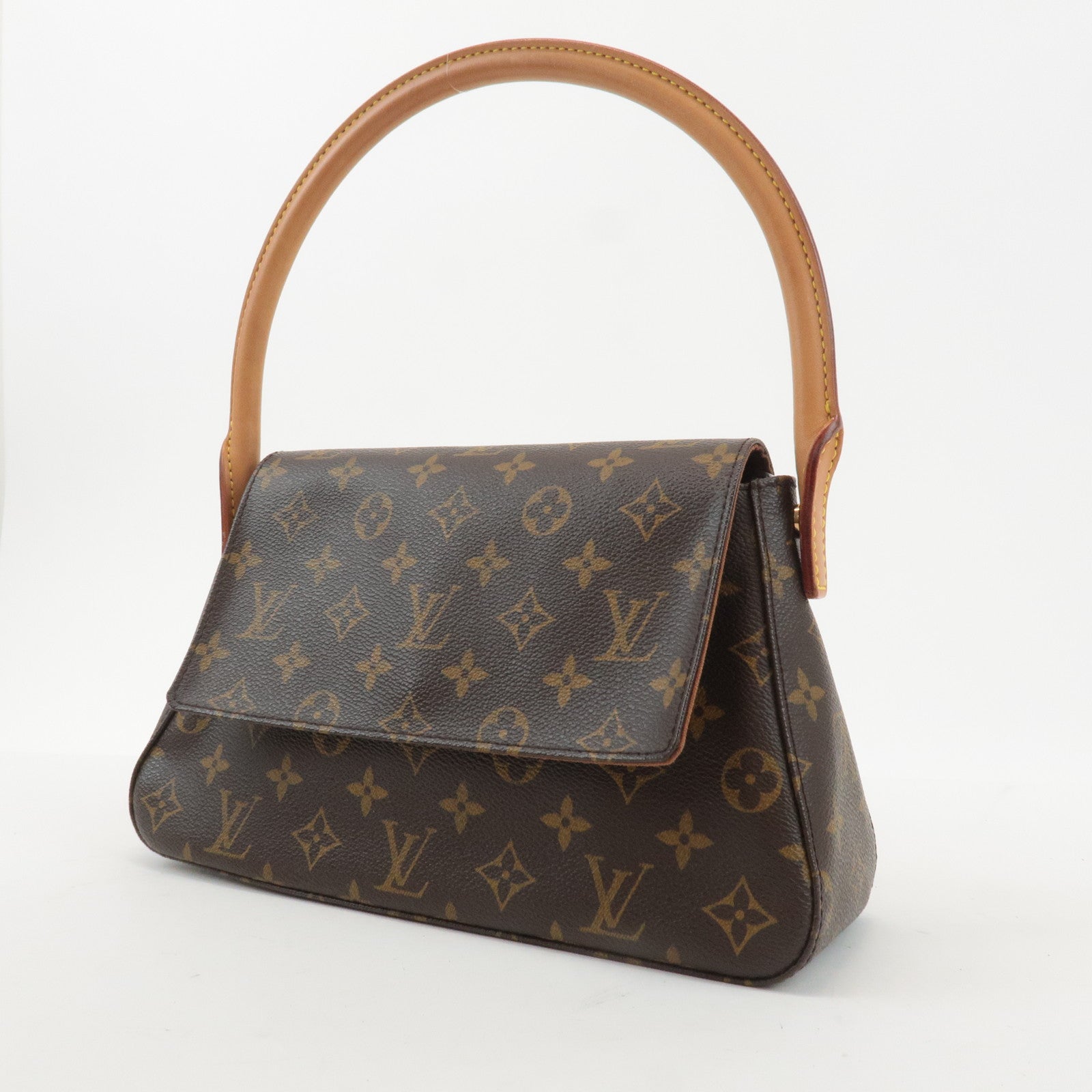 Louis Vuitton Monogram Mini Looping Shoulder Bag Brown M51147