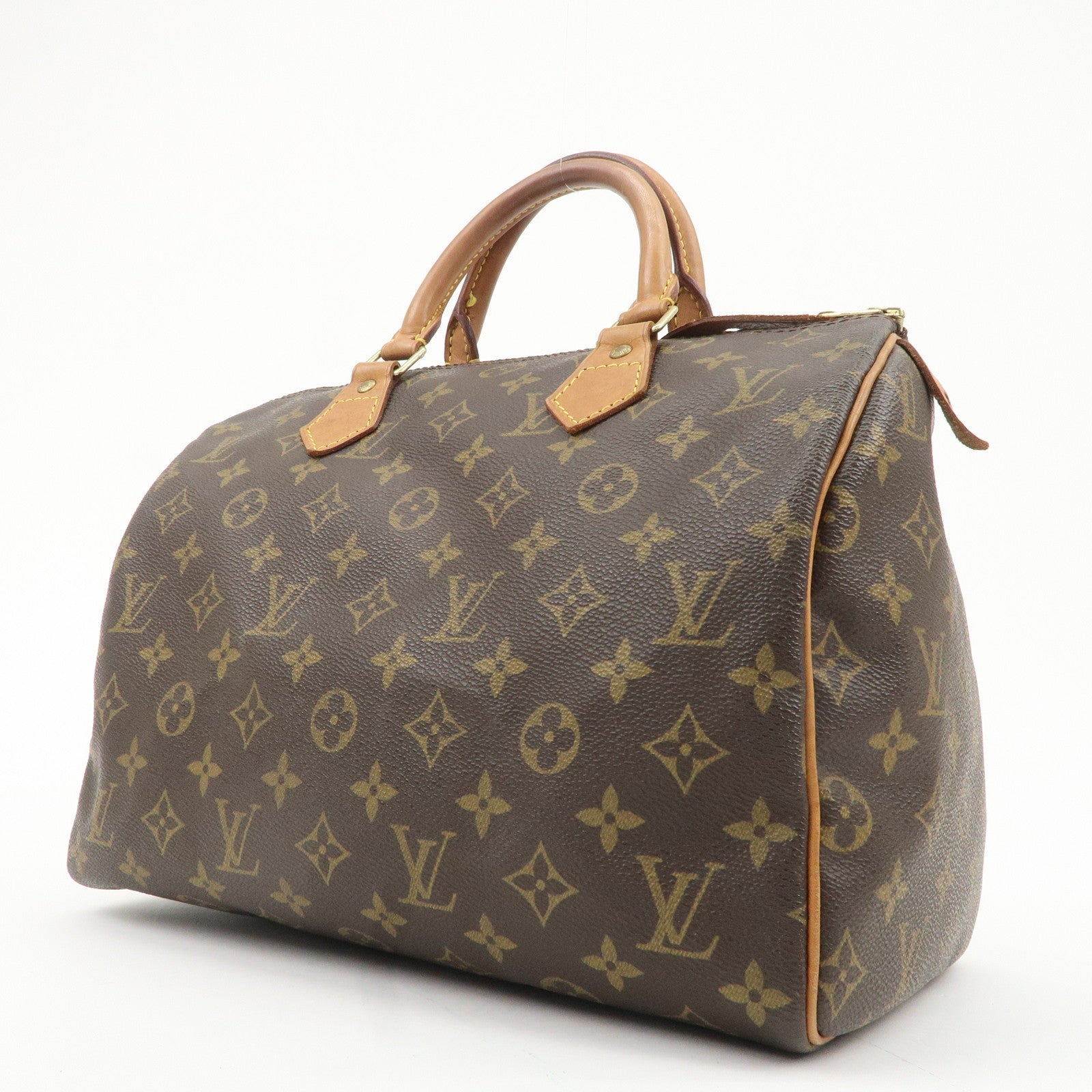 Louis Vuitton Monogram Speedy 30 Hand Bag Boston Bag M41526 Used