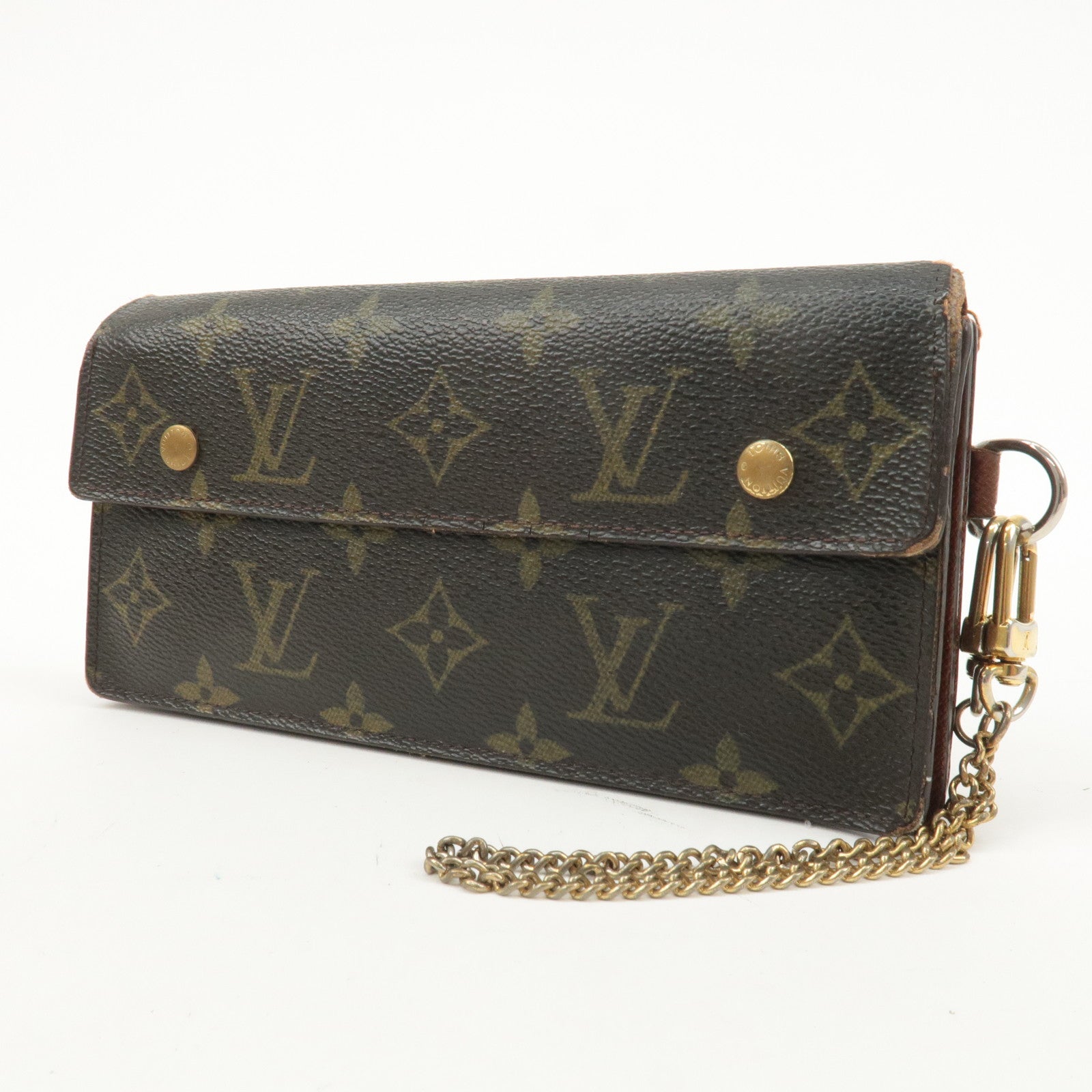 Louis Vuitton Monogram Set of 2 Portefeuille Wallet M58008 M61217