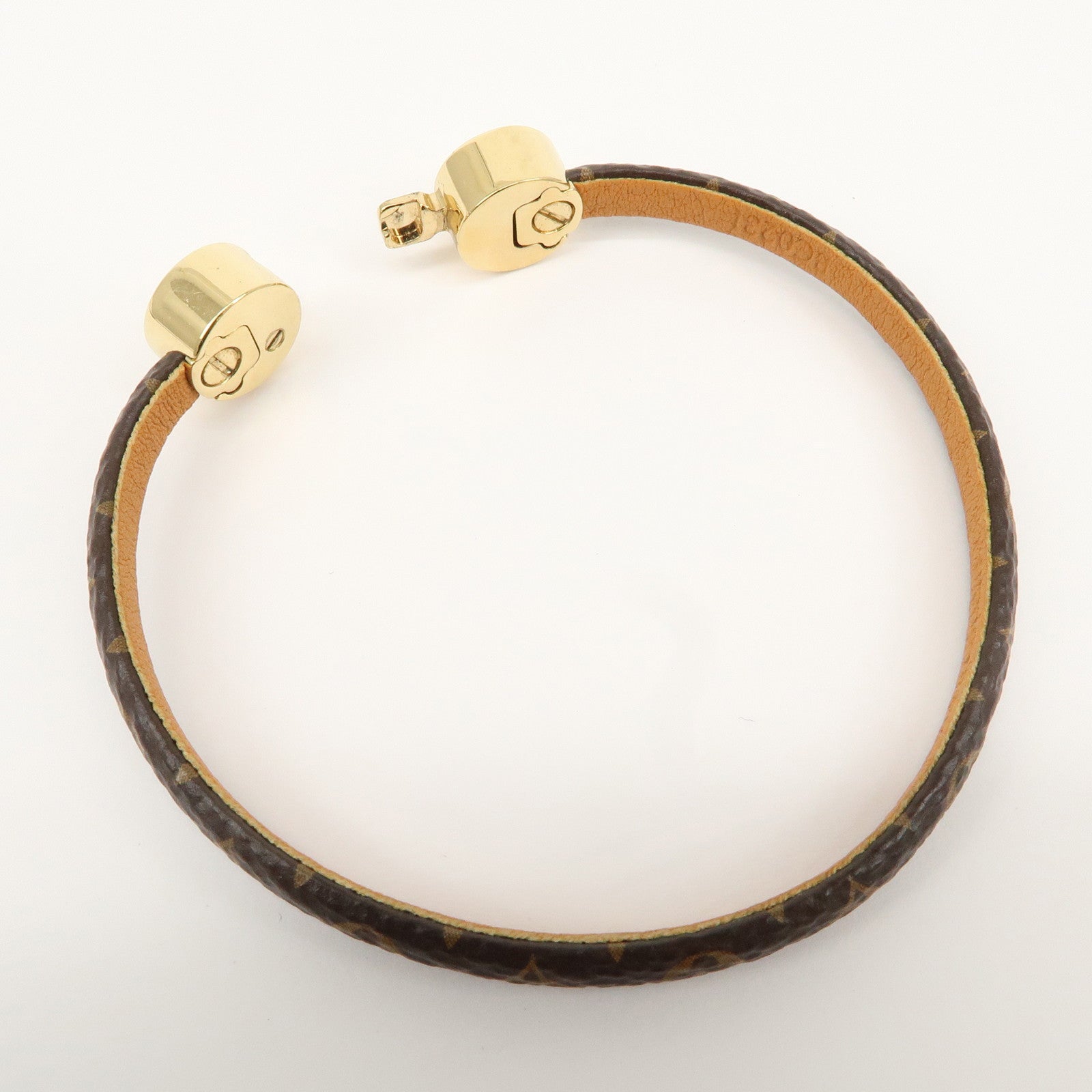 Louis Vuitton Monogram Bracelet Historic Mini 17 Brown M6407 Used