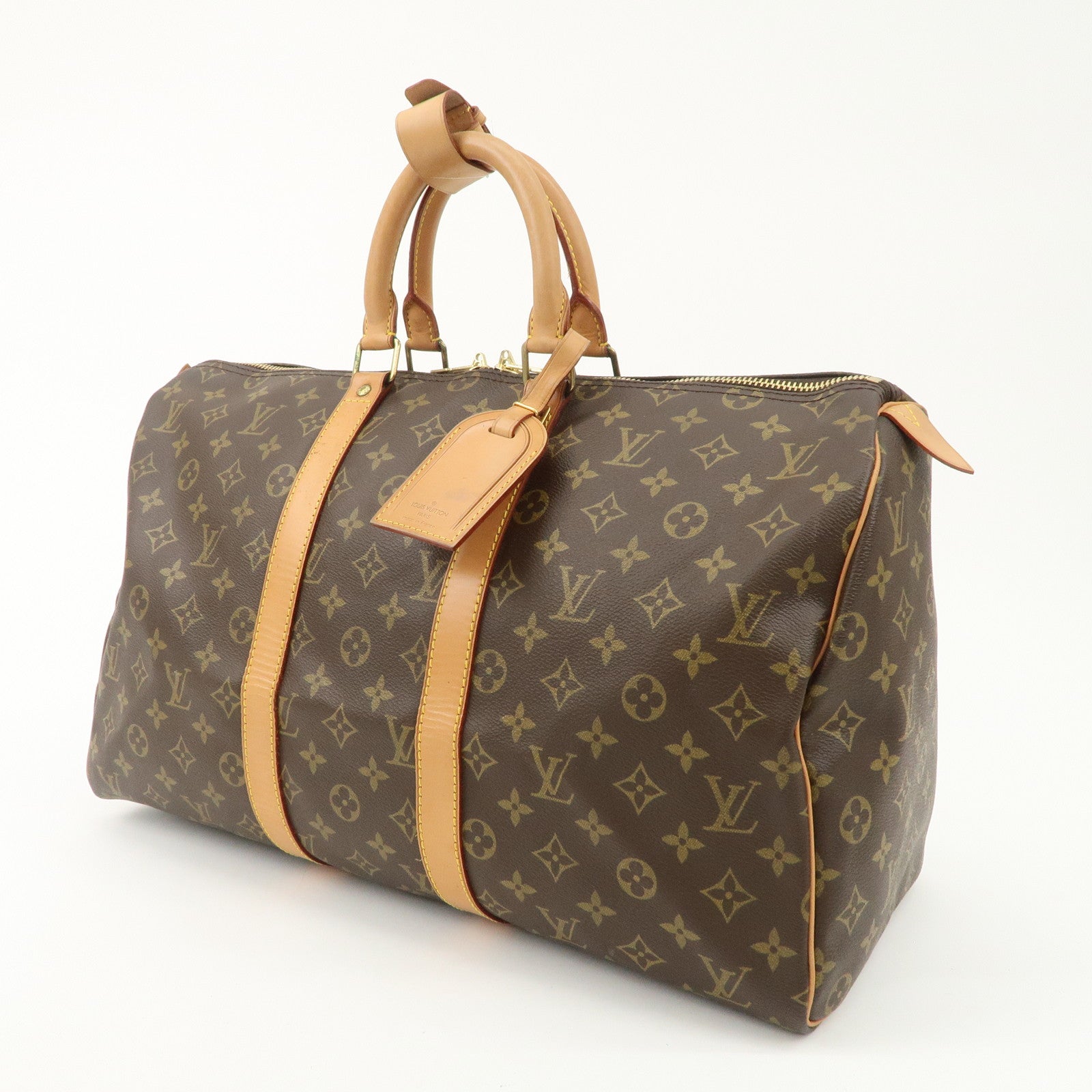 Louis Vuitton Monogram Keep All 45 Boston Bag M41428