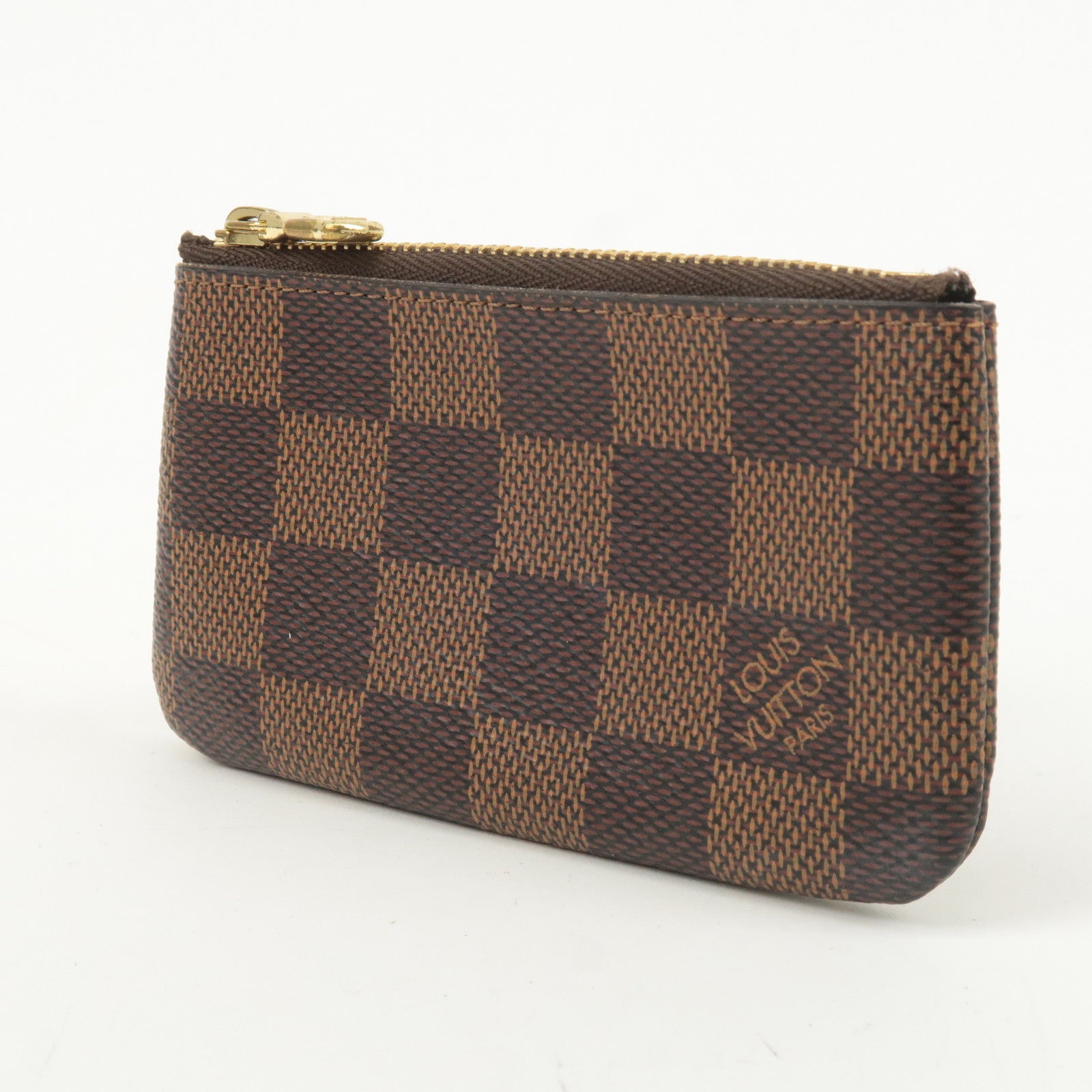 Louis Vuitton Damier Pochette Cles Coin Case Brown N62658