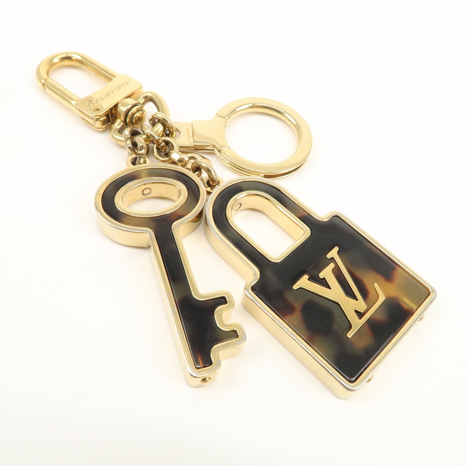 Louis Vuitton Porte Cles Confidence Bag Charm Gold M65088