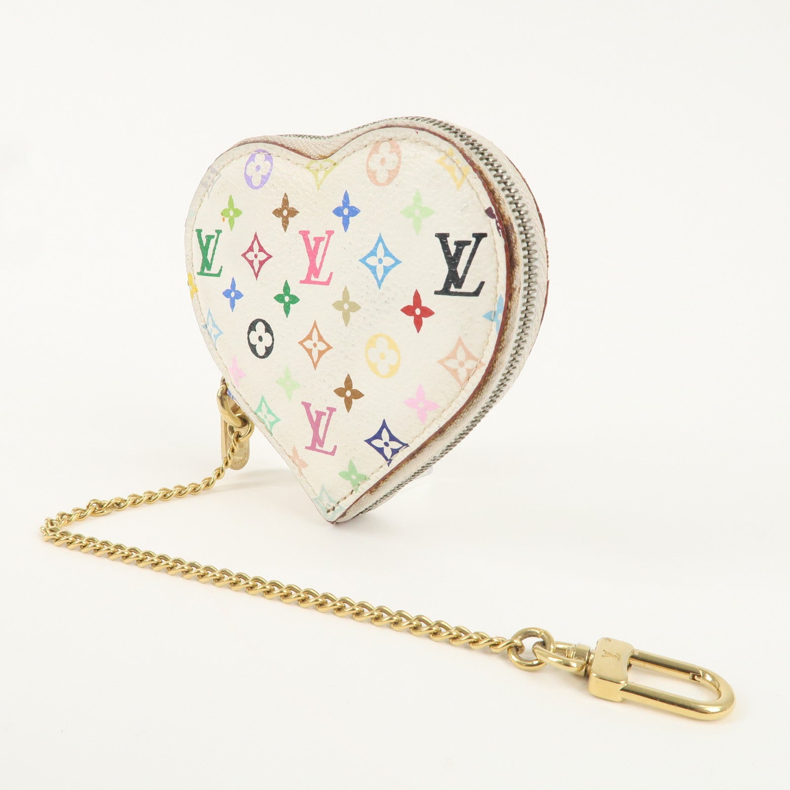 Louis Vuitton Monogram Multi Color Porte Monnaie Coeur M60040